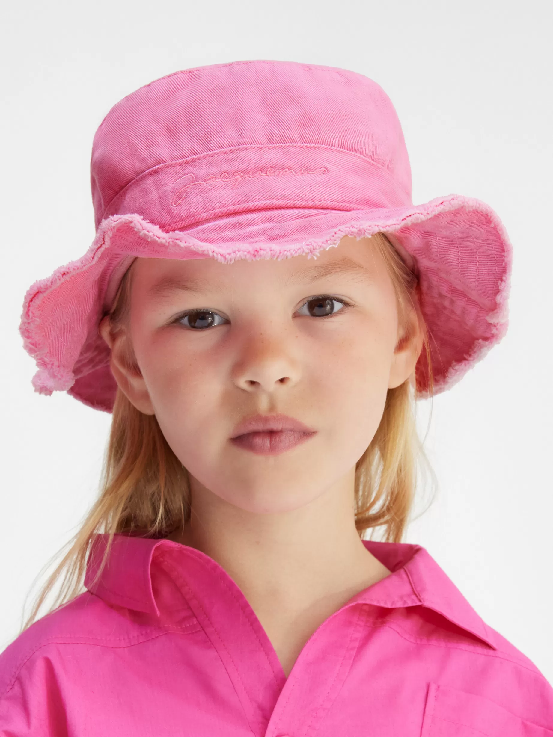 Outlet Jacquemus De Artichaut emmerhoed voor kinderen Pink