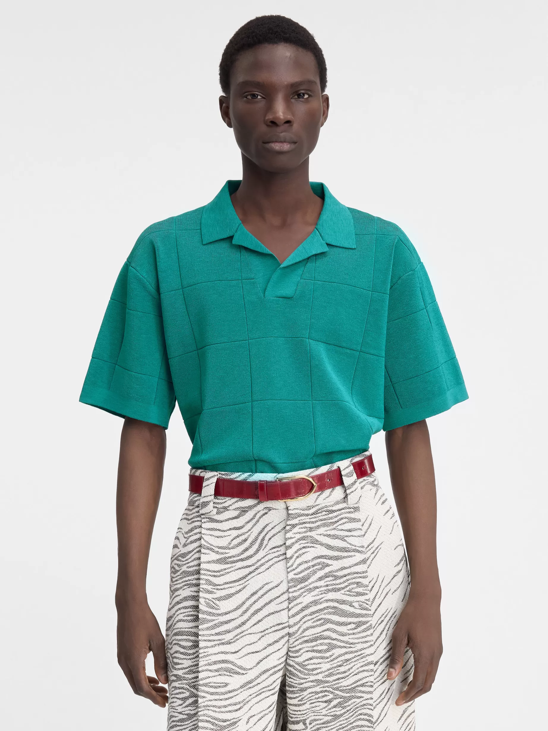 Fashion Jacquemus De Bacino polo Turquoise