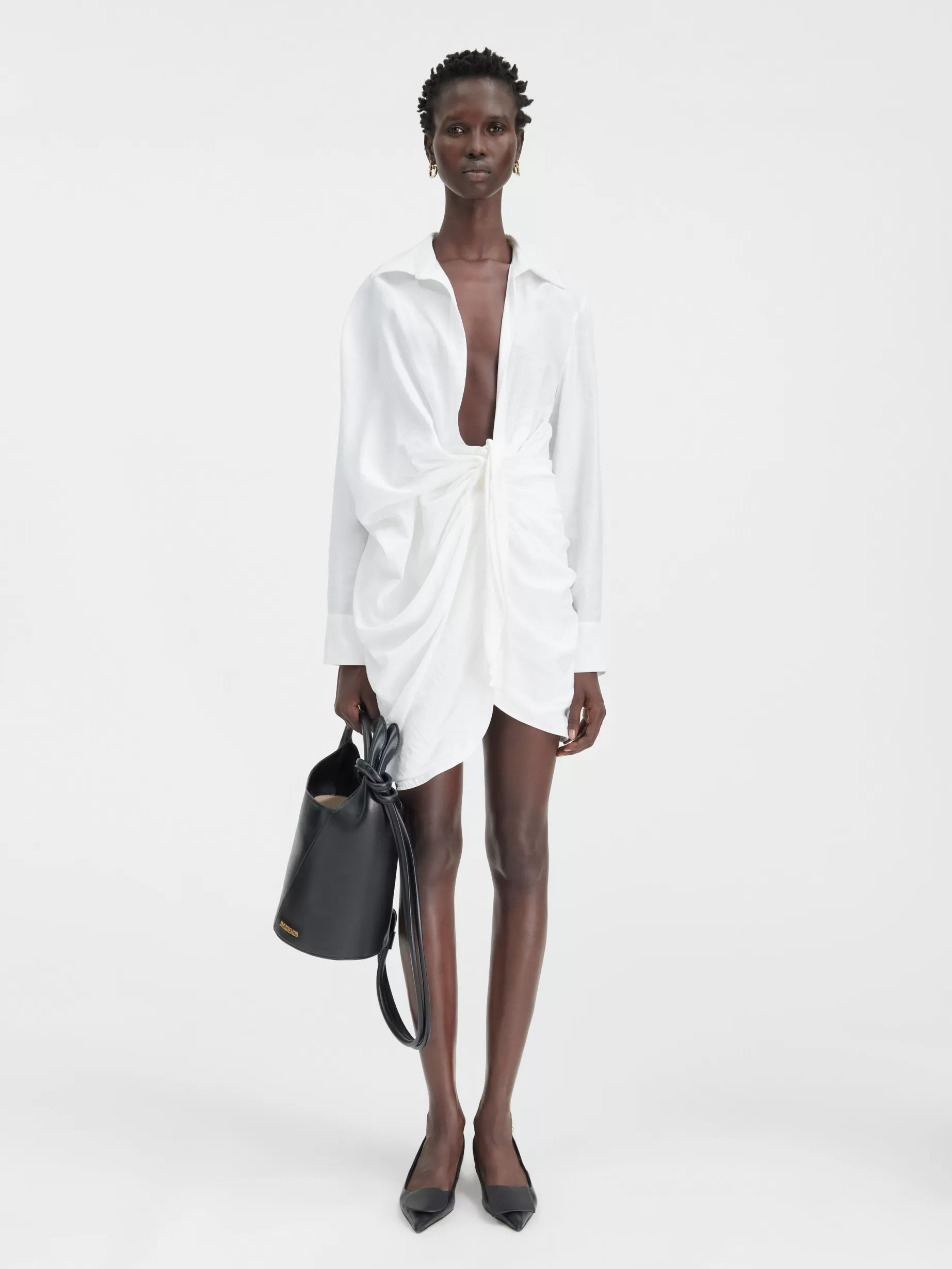 Cheap Jacquemus De Bahia jurk White
