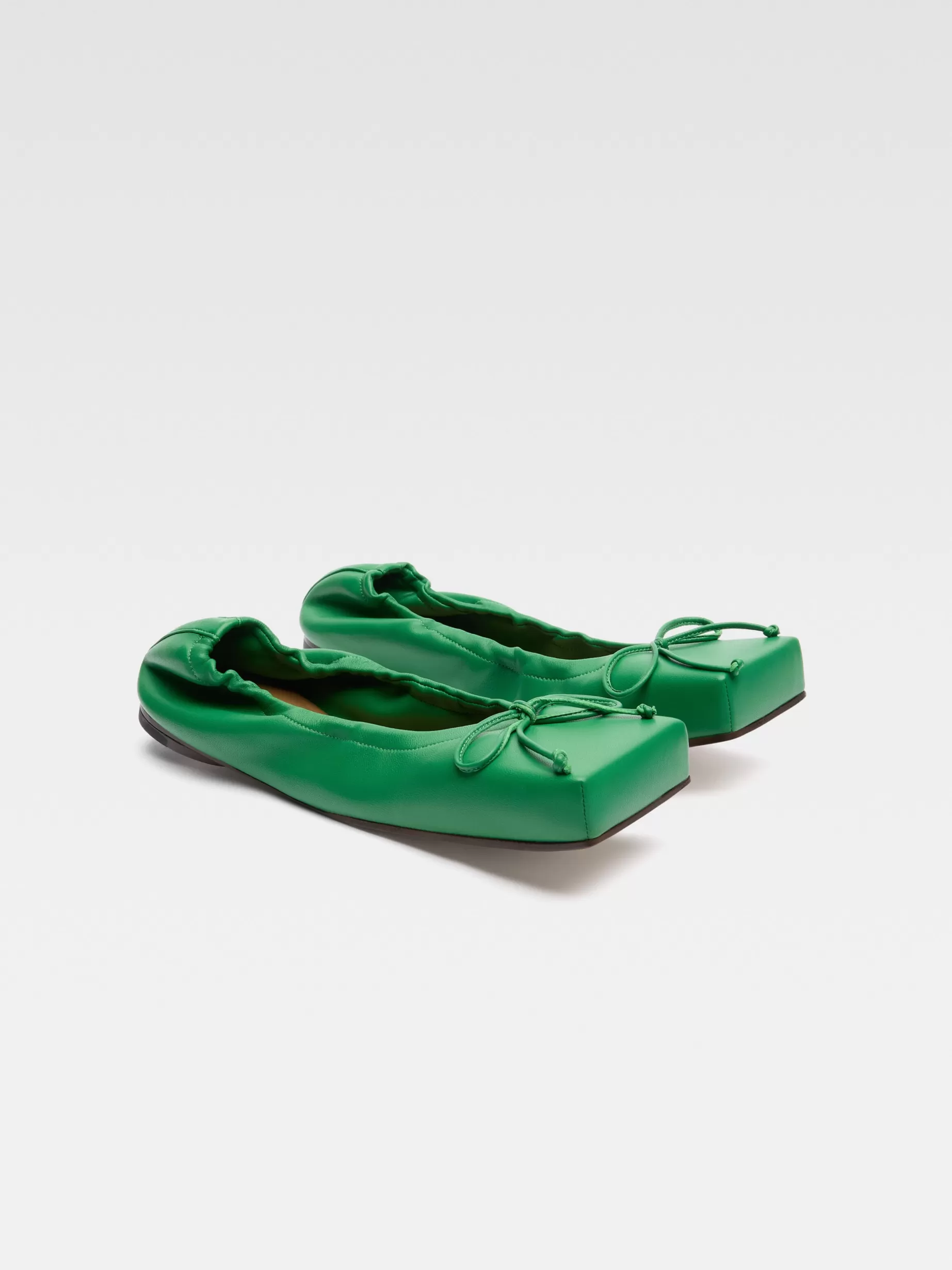 New Jacquemus De Ballet ballerina's Green