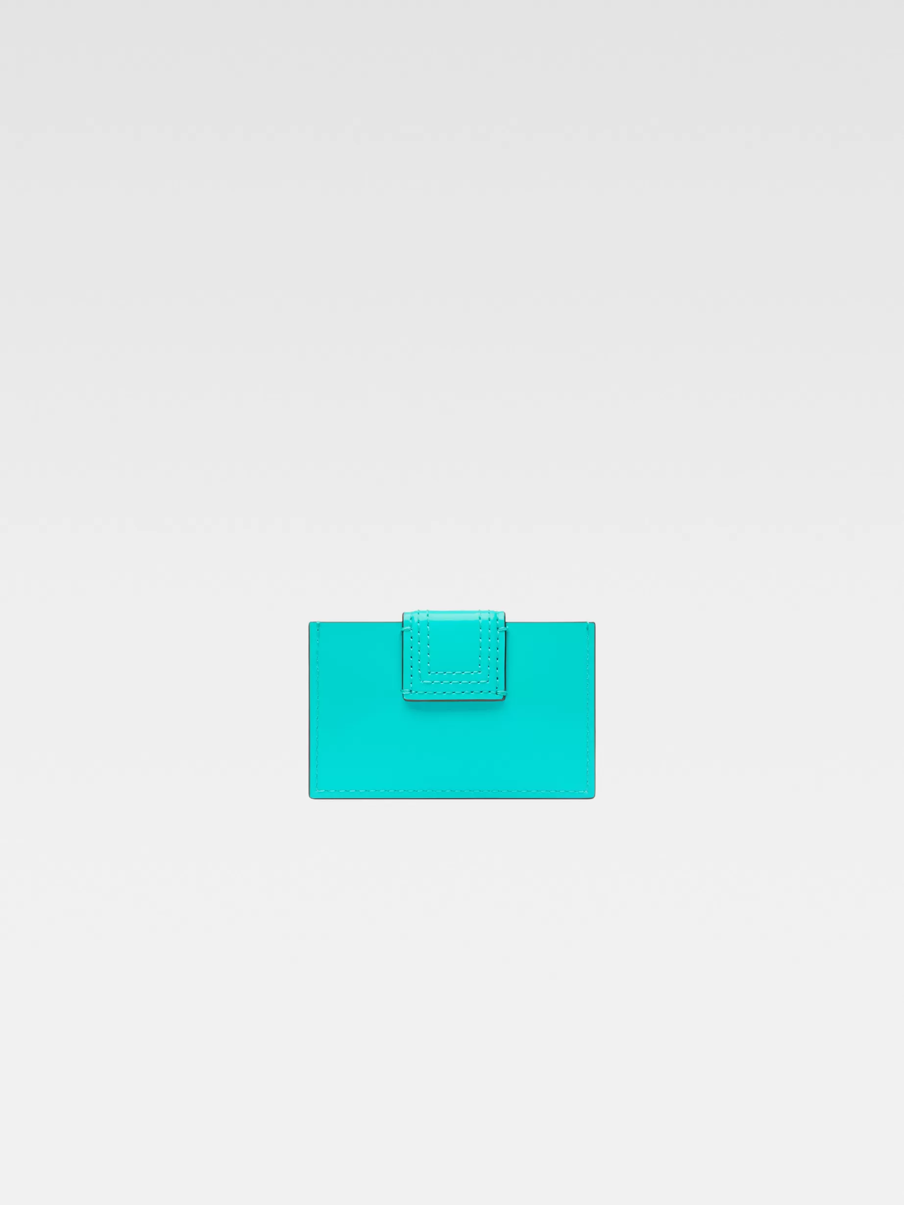 Shop Jacquemus De Bambino kaarthouder Turquoise