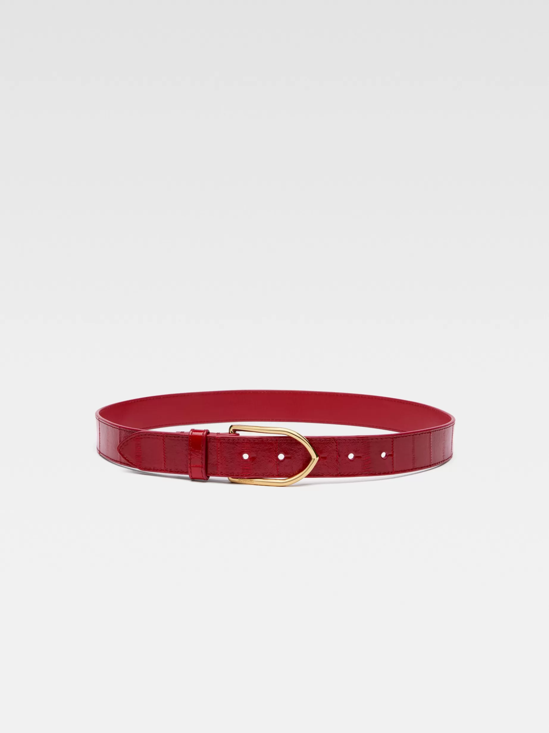 Best Jacquemus De Bambino riem DarkRed