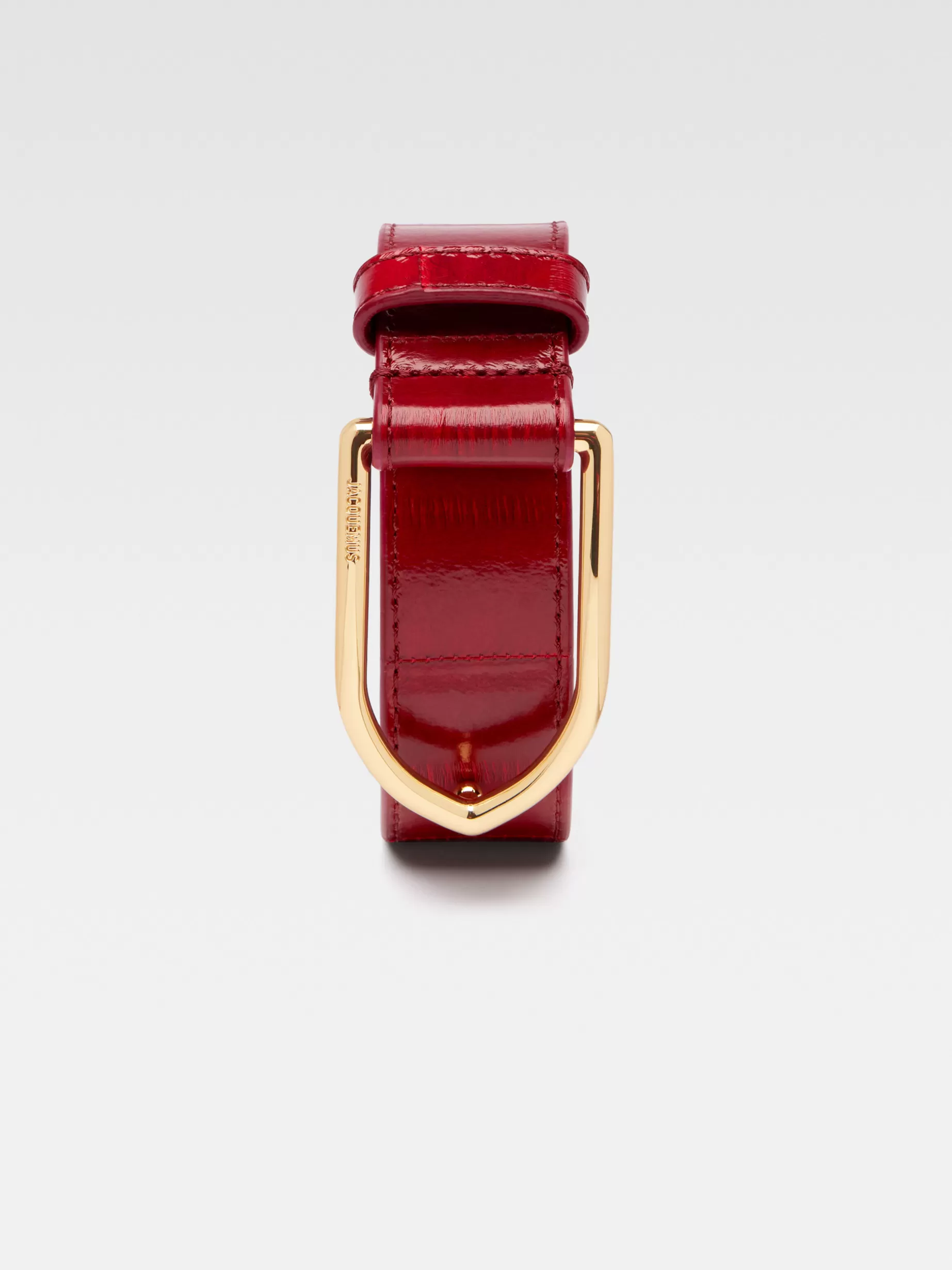 Best Jacquemus De Bambino riem DarkRed