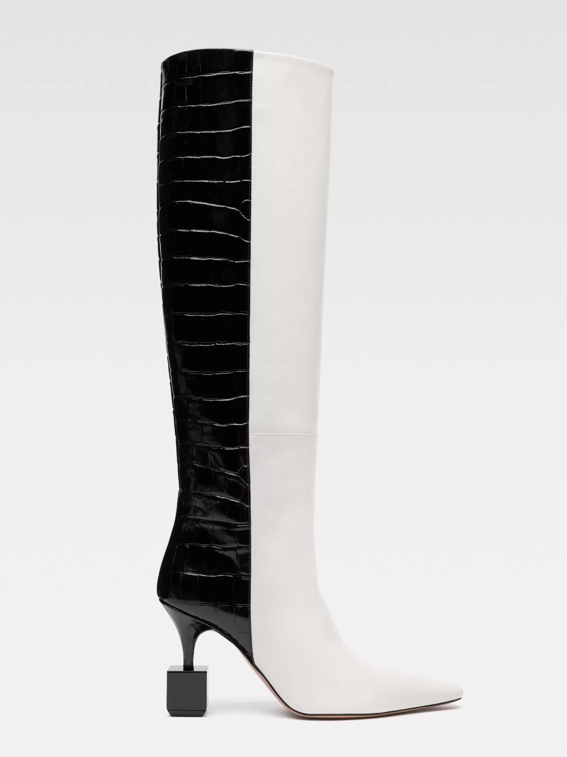 Sale Jacquemus De Bisou laarzen Black/White
