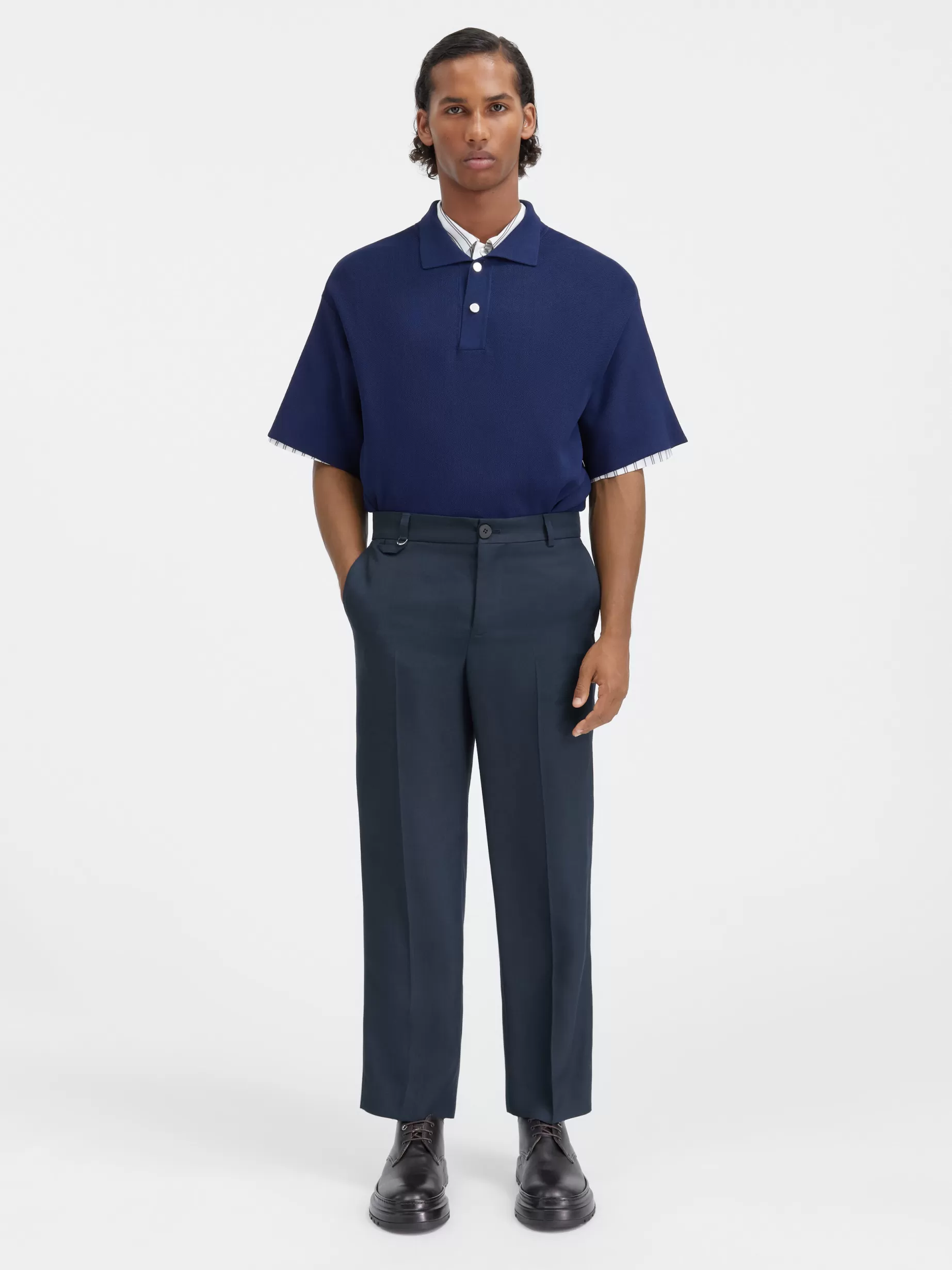 Discount Jacquemus De Cabri broek DarkNavy