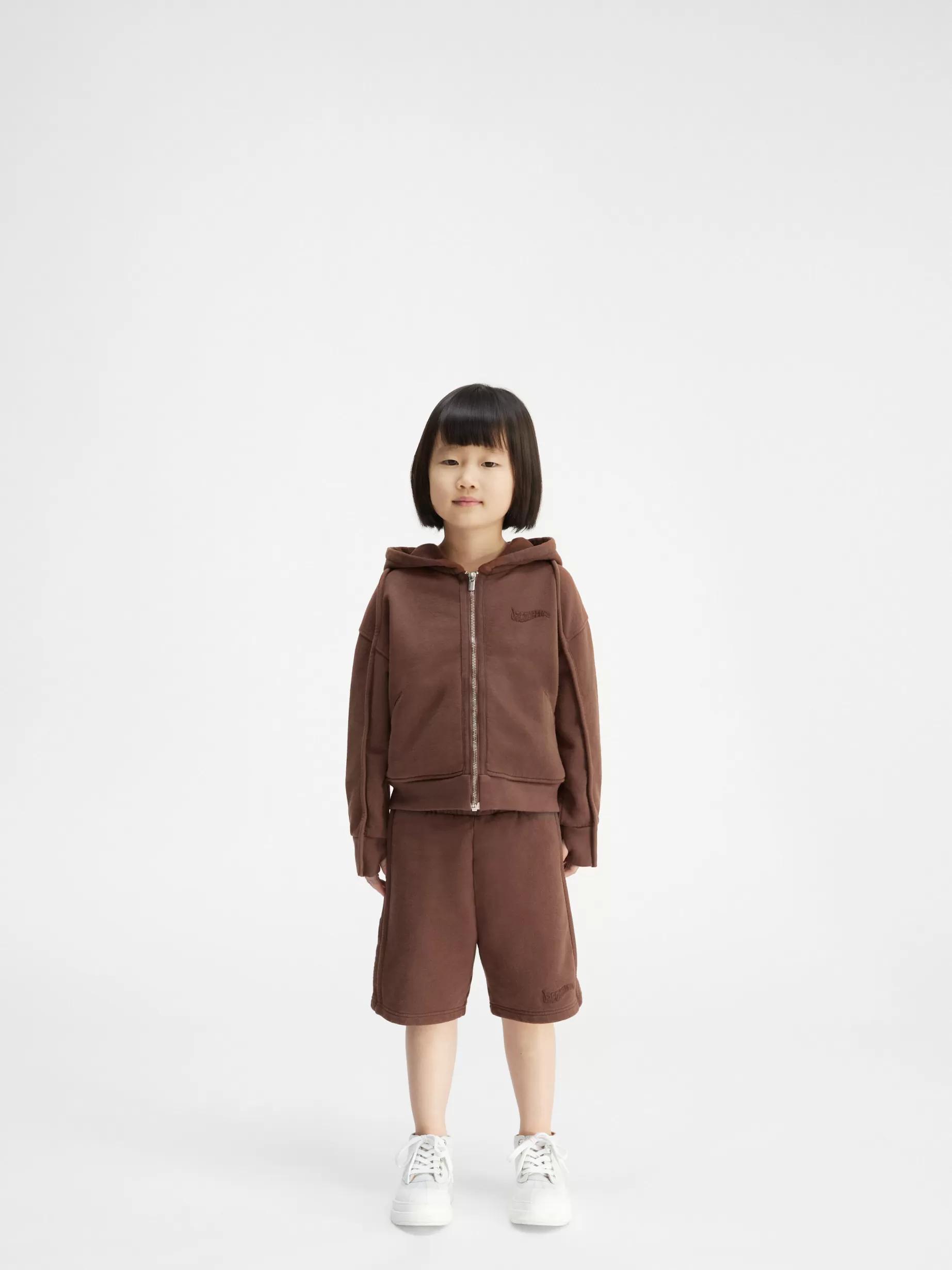 Clearance Jacquemus De Camargue korte broek voor kinderen DarkBrown