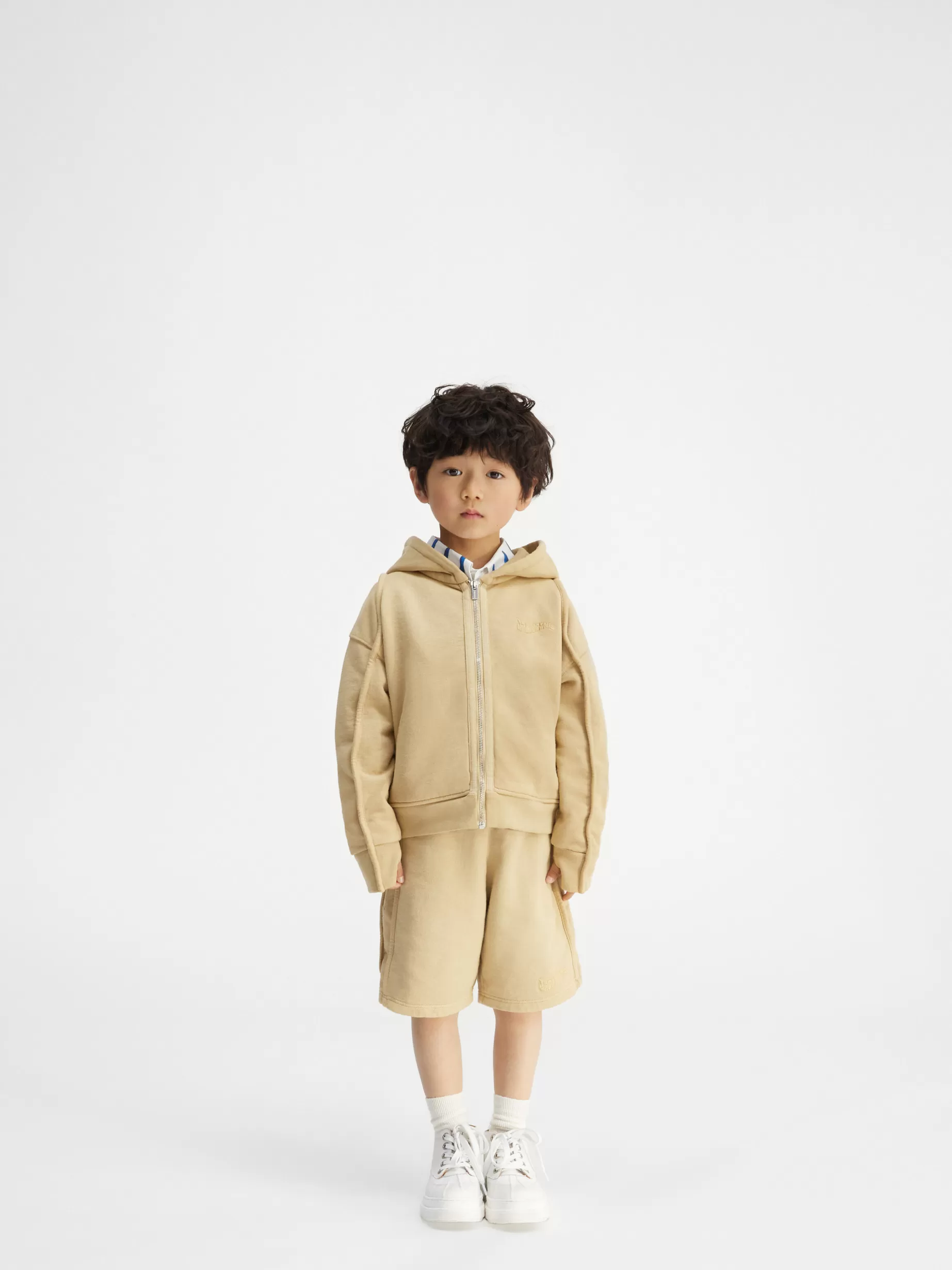 Clearance Jacquemus De Camargue korte broek voor kinderen DarkBeige