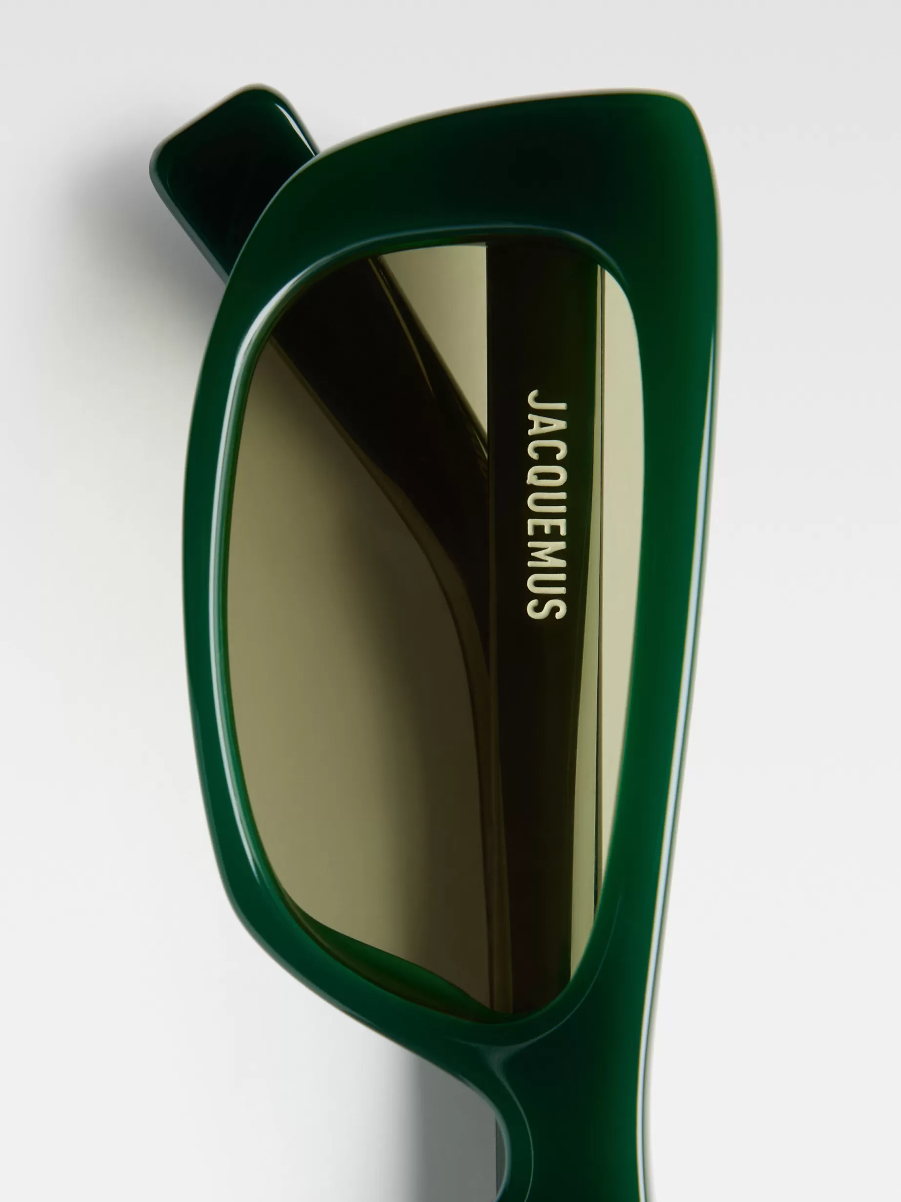 Best Sale Jacquemus De Capri zonnebril DarkGreen