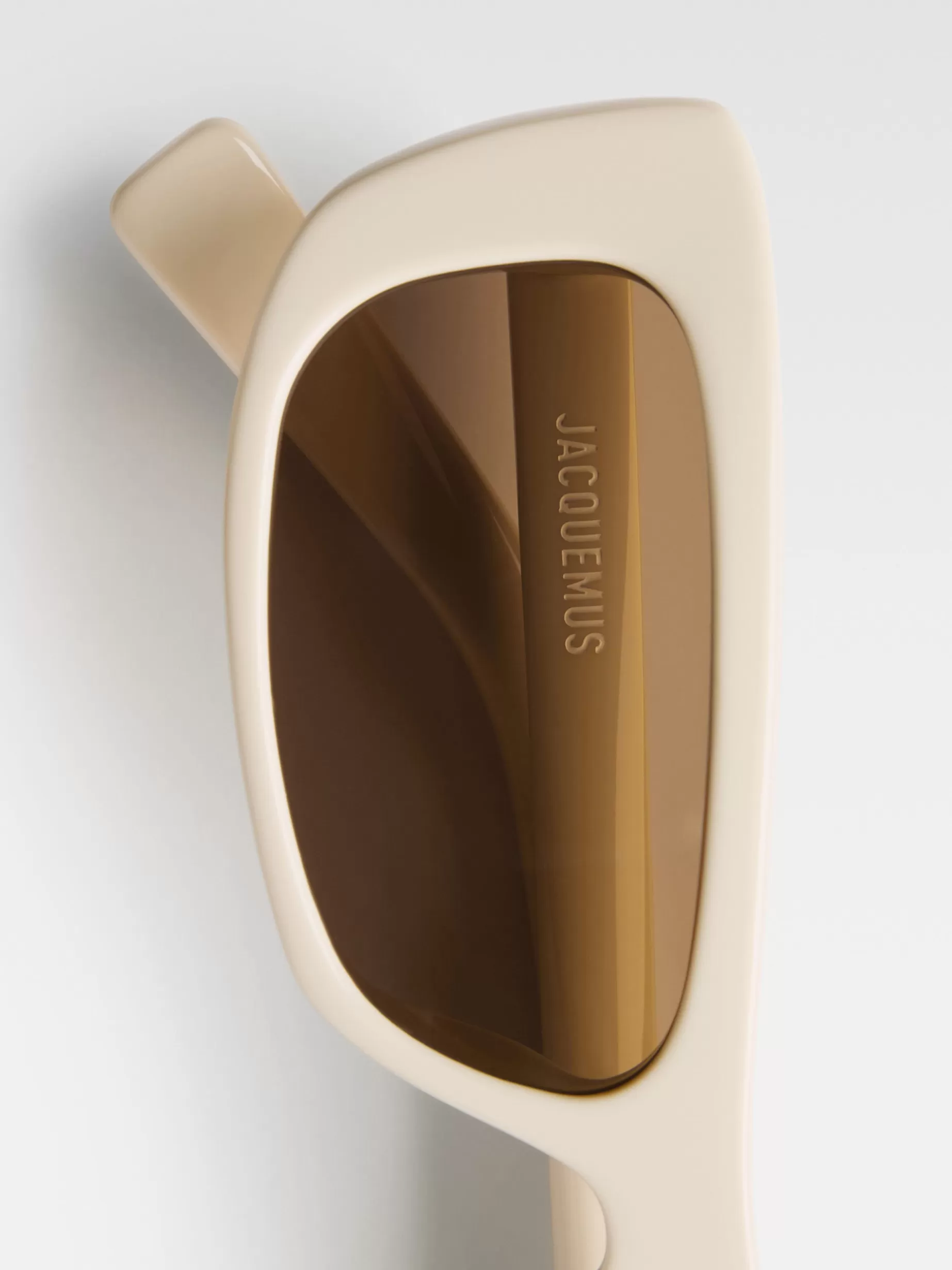 Discount Jacquemus De Capri zonnebril Beige