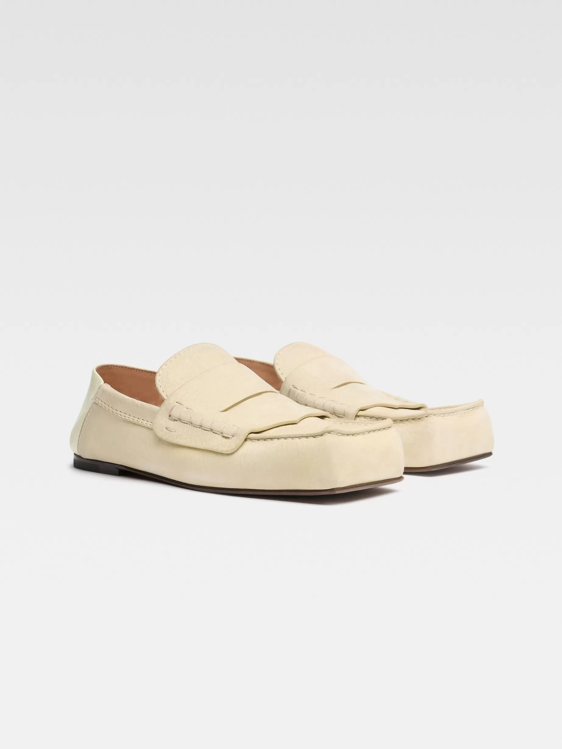 Cheap Jacquemus De Carré instappers PaleYellow