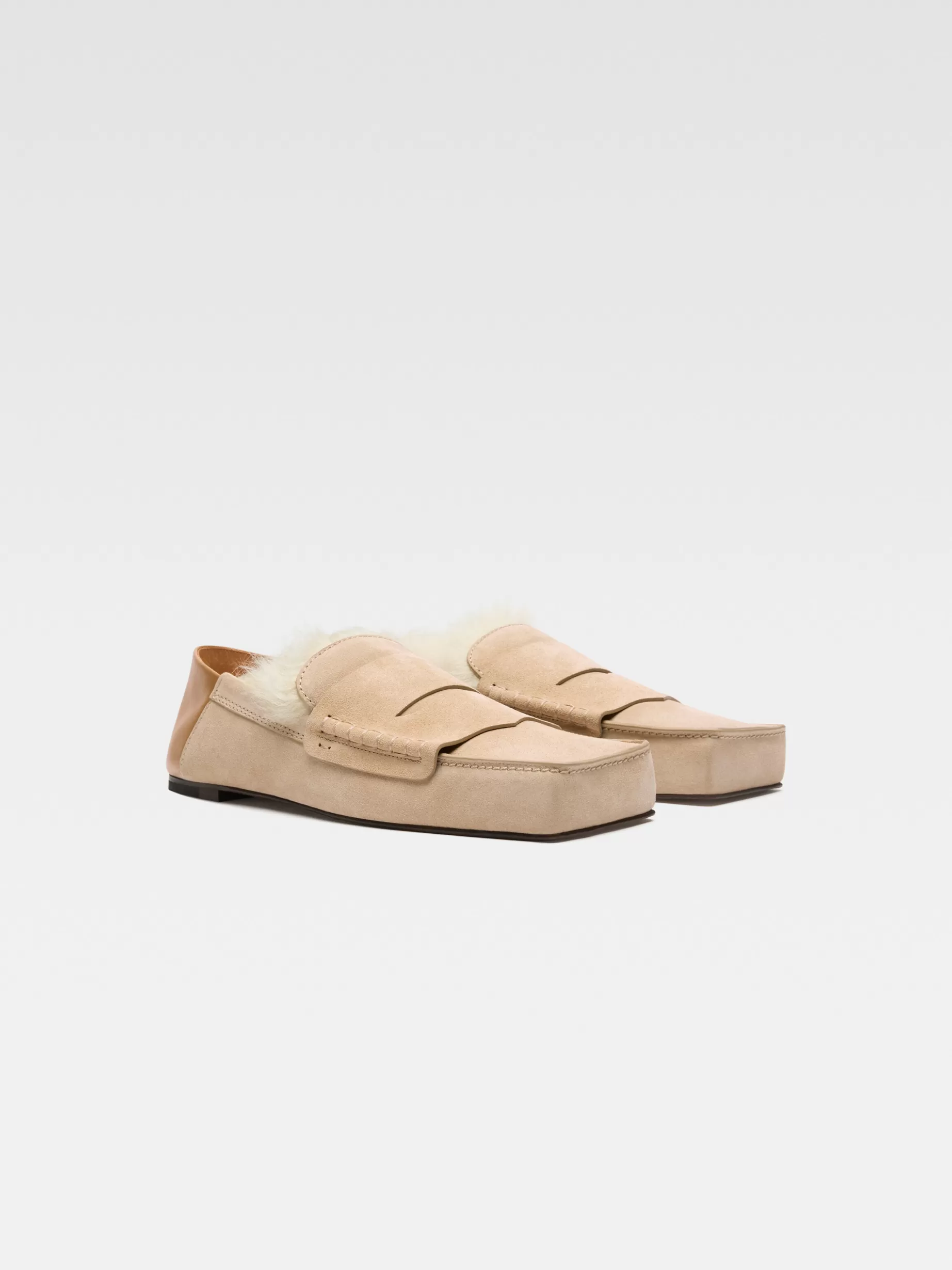 Sale Jacquemus De Carré-instappers DarkBeige