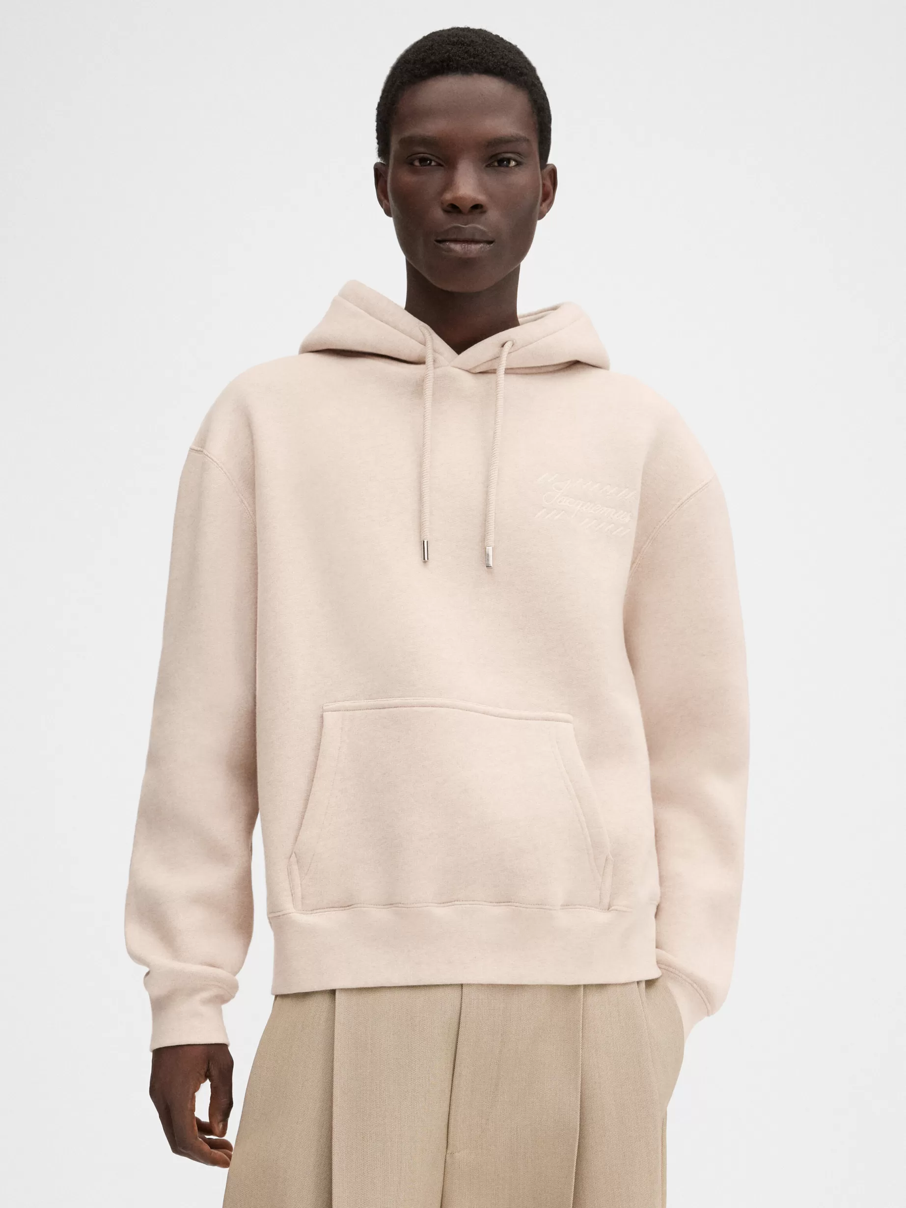 Cheap Jacquemus De Courchevel hoodie CourchevelAdressWhite