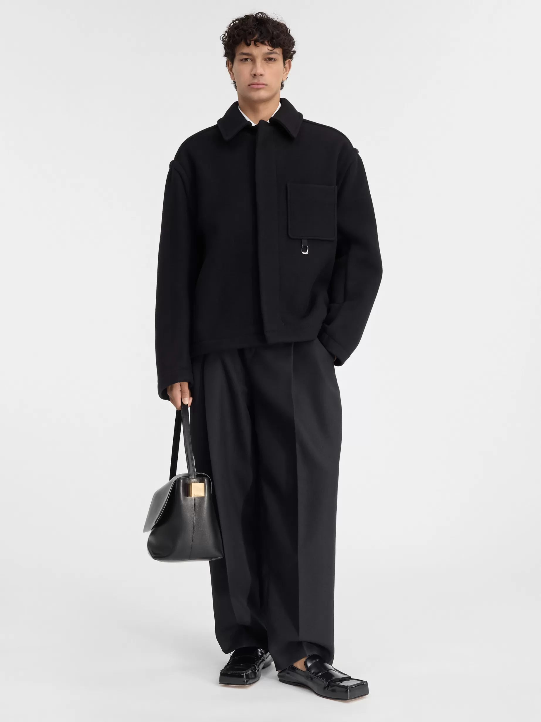 New Jacquemus De cropped jas Black