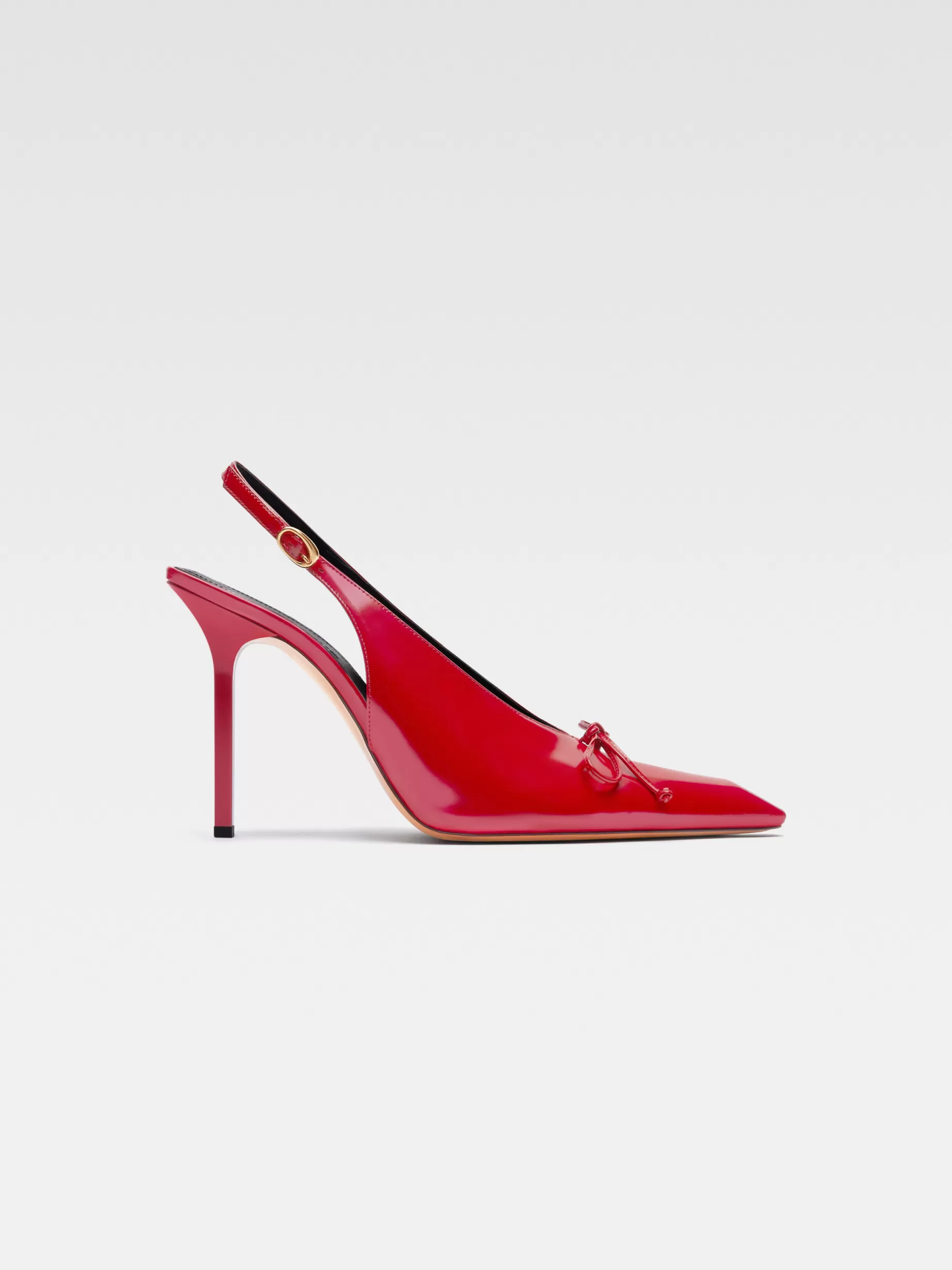 Cheap Jacquemus De Cubisto hoge slingbacks Red