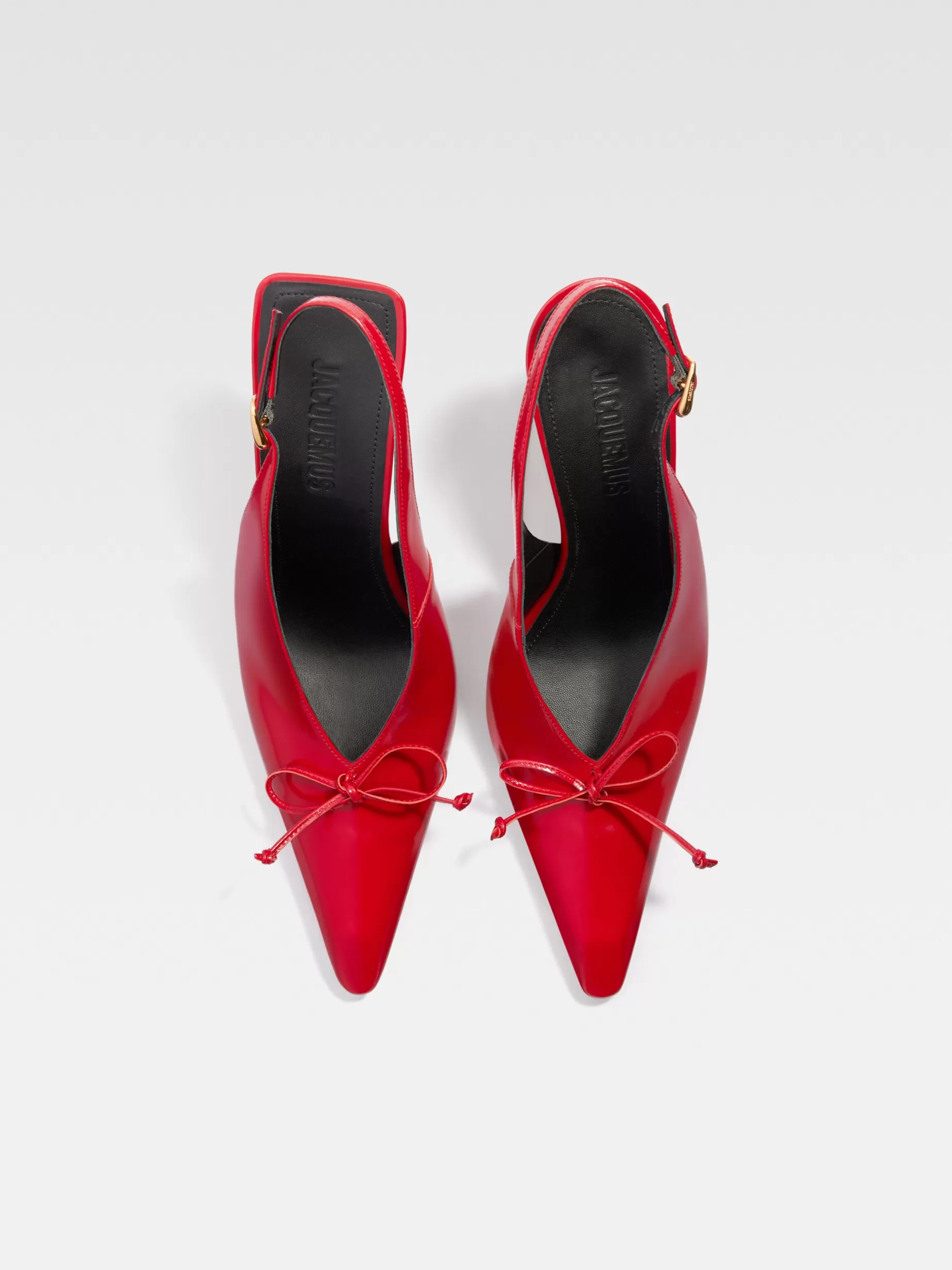 Cheap Jacquemus De Cubisto hoge slingbacks Red