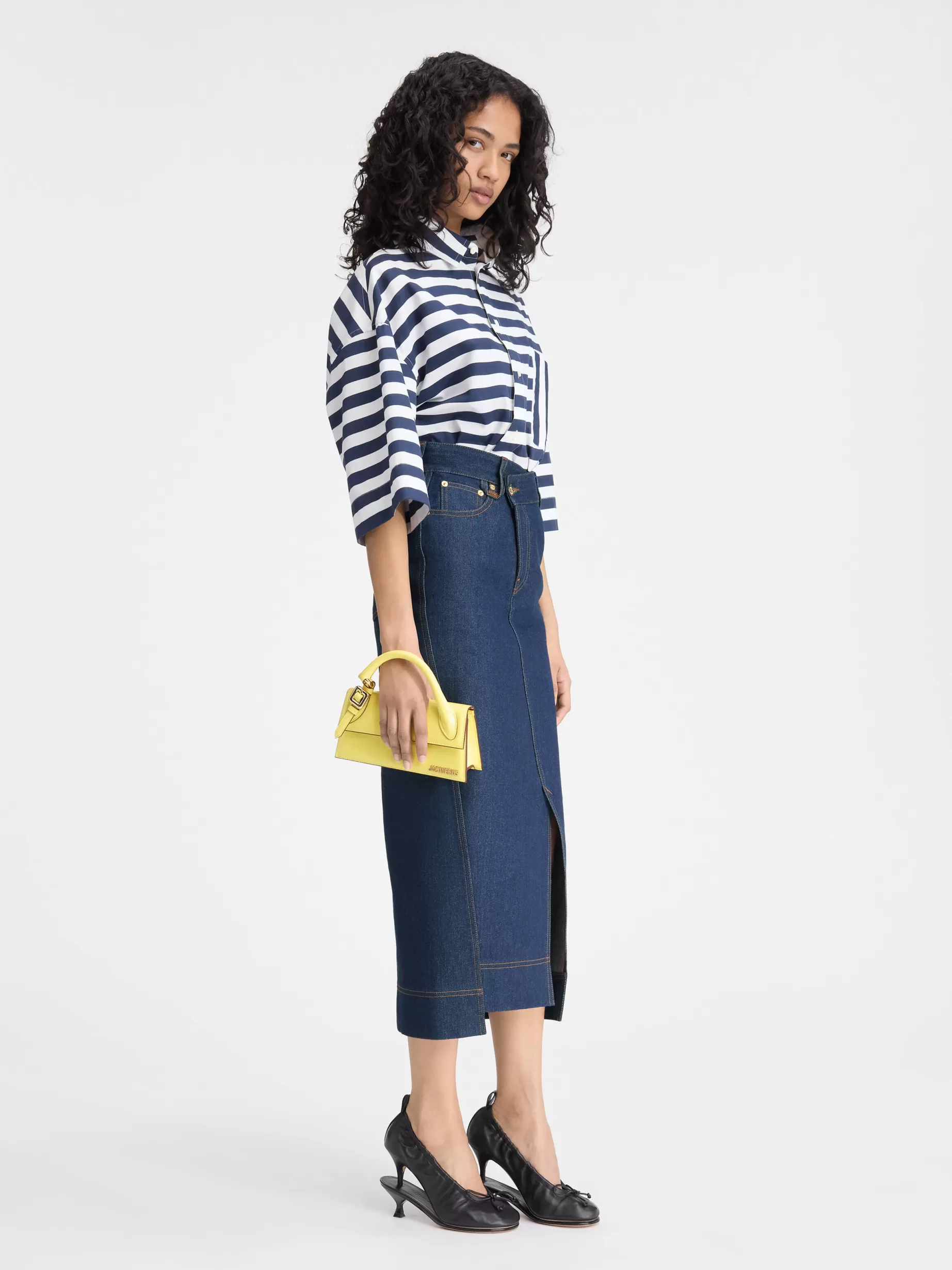 Discount Jacquemus De de-Nîmes denim rok