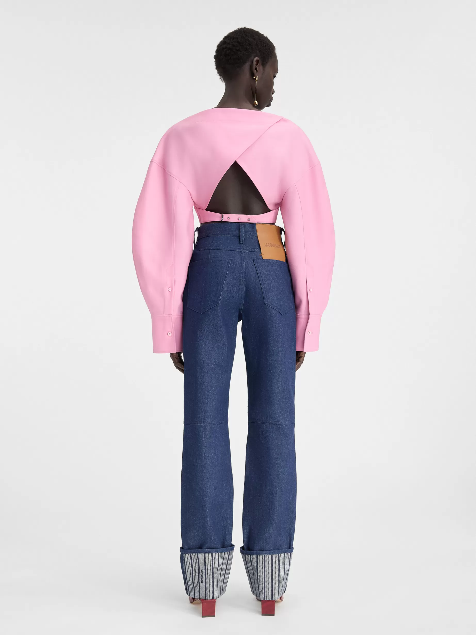 Hot Jacquemus De de-Nîmes rechte denim broek