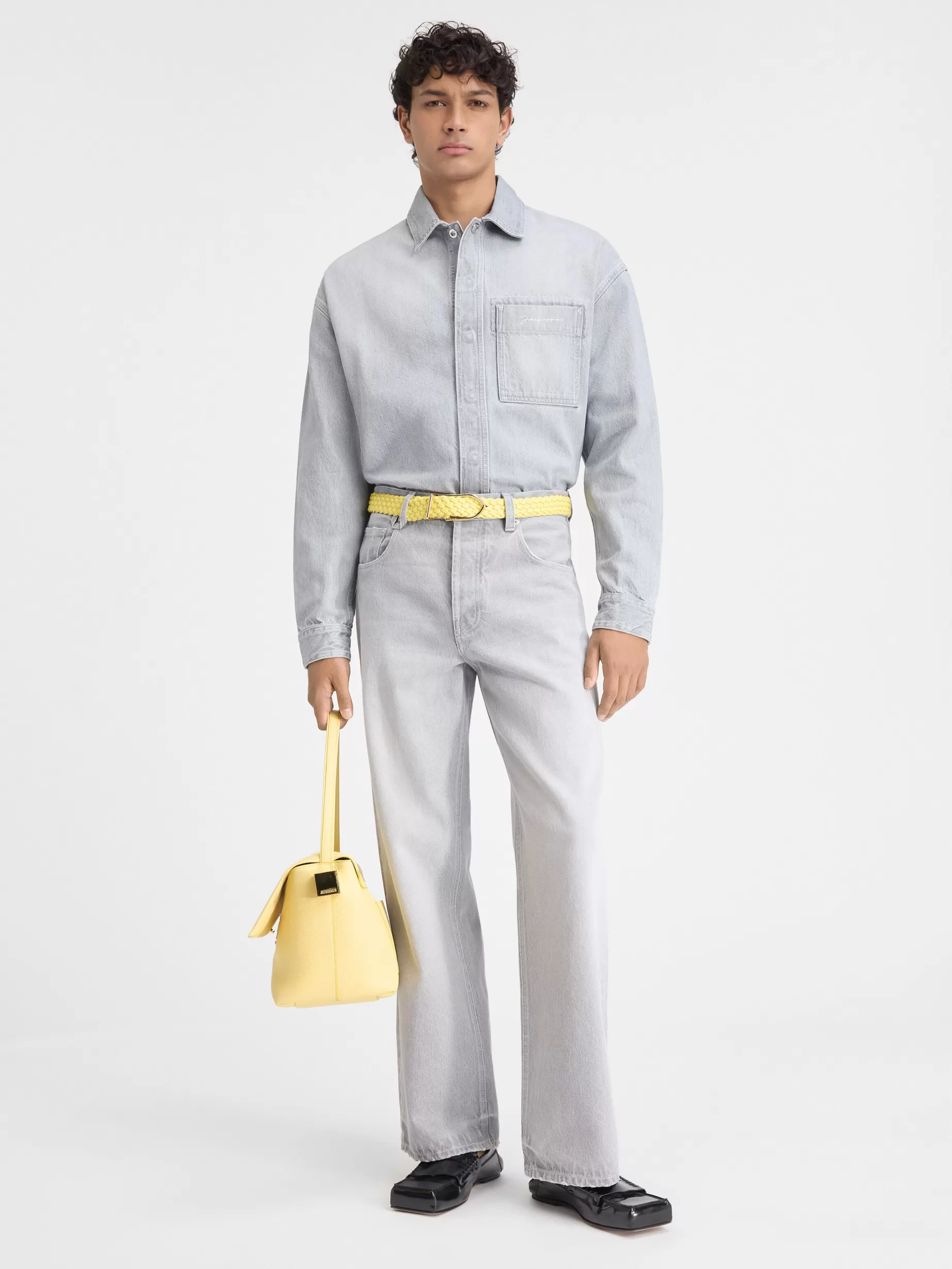 Hot Jacquemus De de-Nîmes wijde denim broek