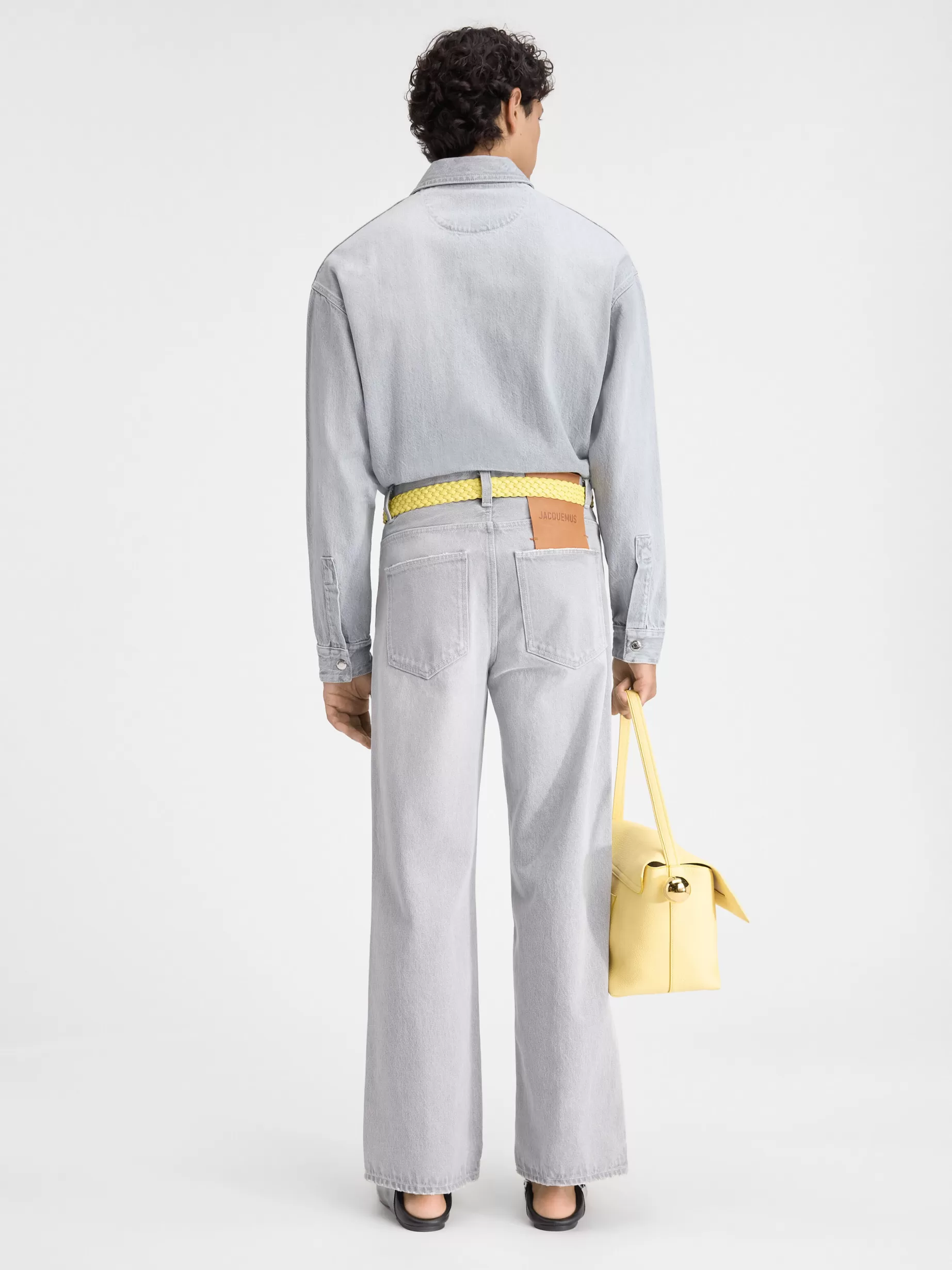 Hot Jacquemus De de-Nîmes wijde denim broek