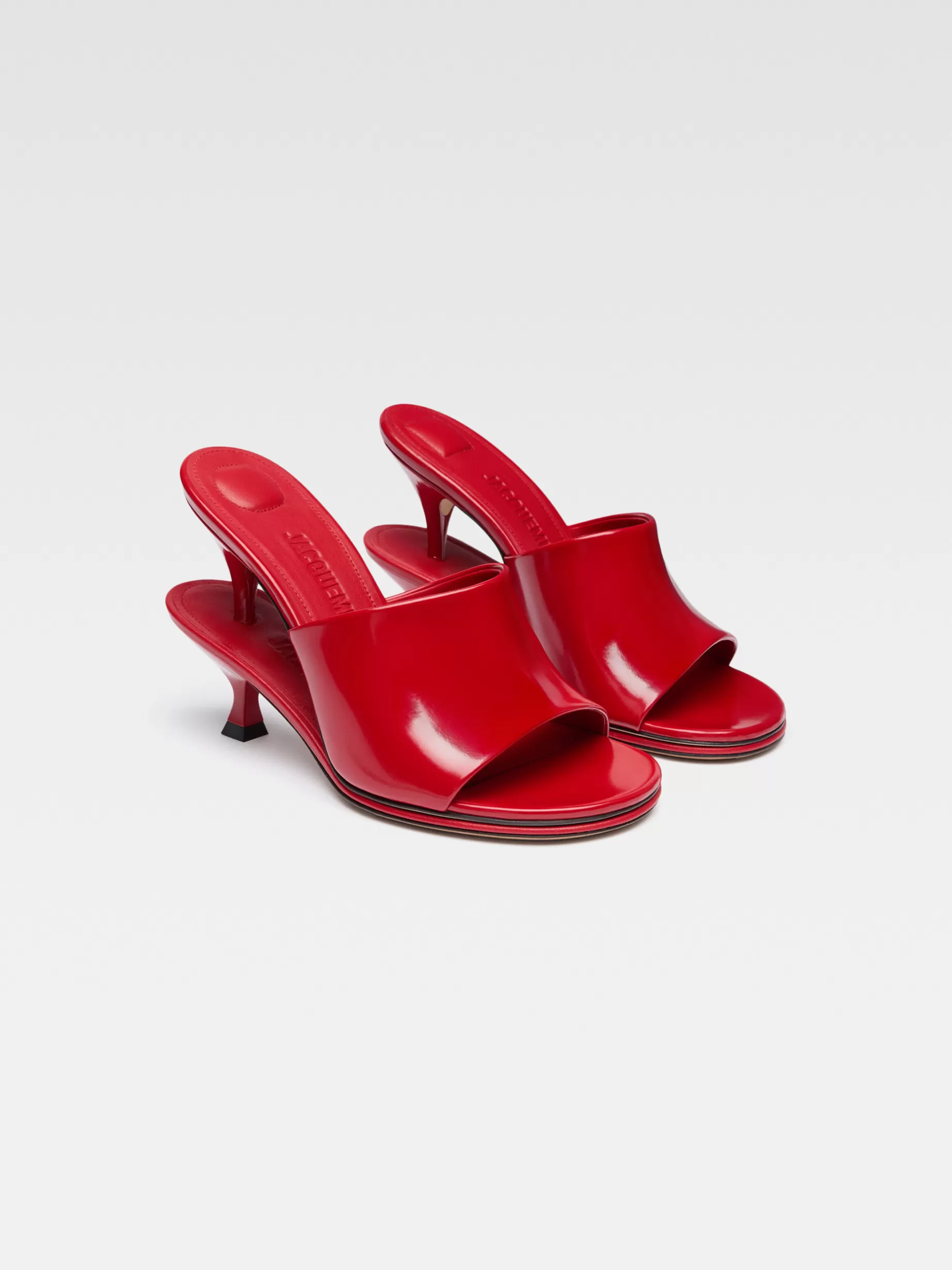 Cheap Jacquemus De dubbele muiltjes Red