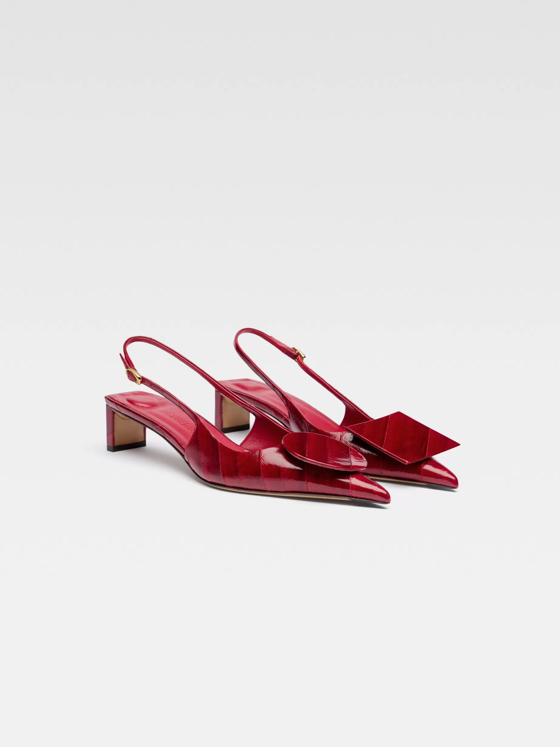 Best Jacquemus De Duelo lage slingbacks DarkRed