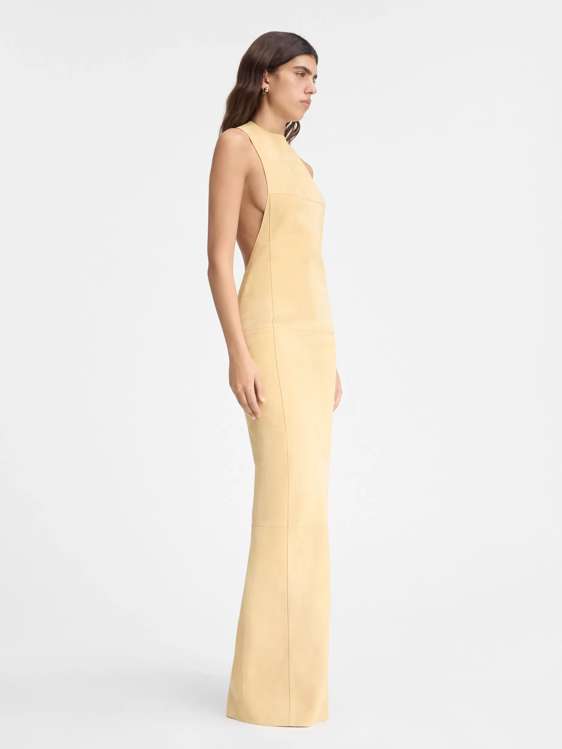 Cheap Jacquemus De Favola lange jurk Beige