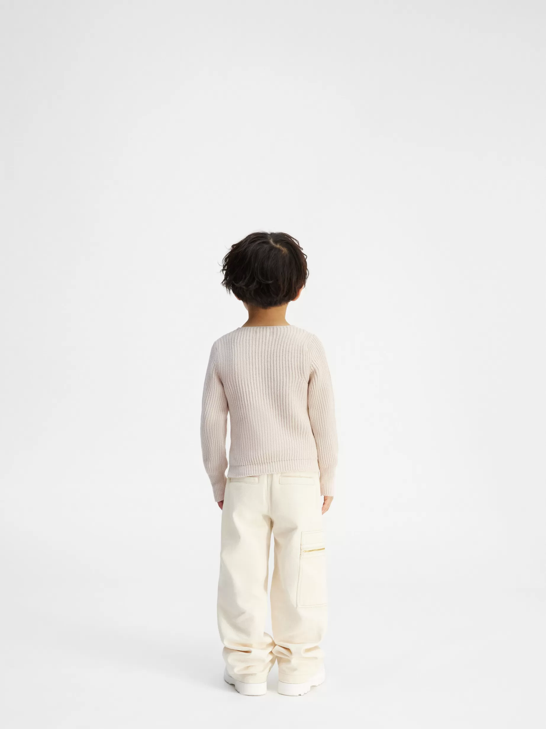 Best Sale Jacquemus De gebreide Pau voor kinderen Off-White