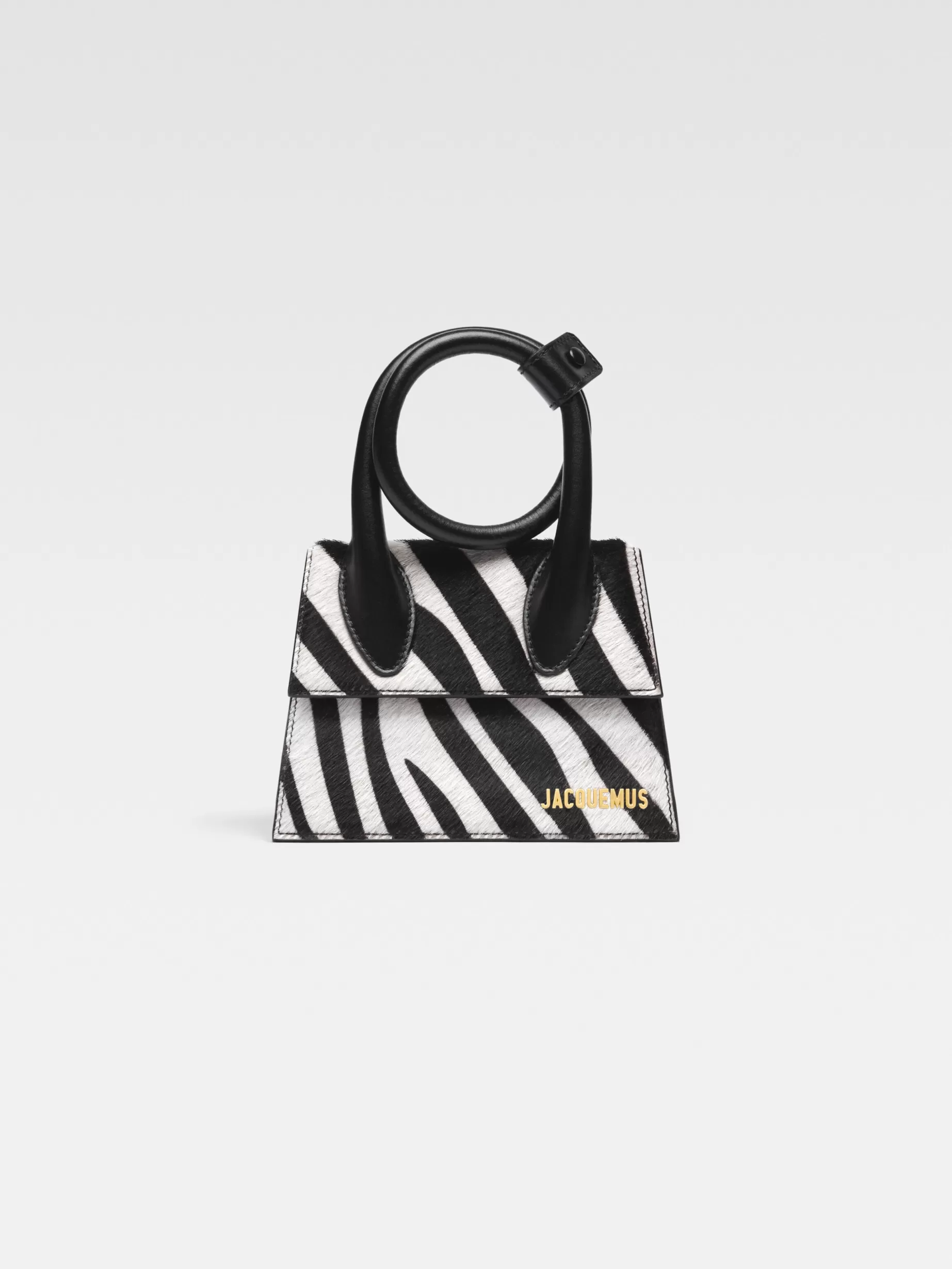 Best Jacquemus De geknoopte Chiquito Black&WhiteZebra