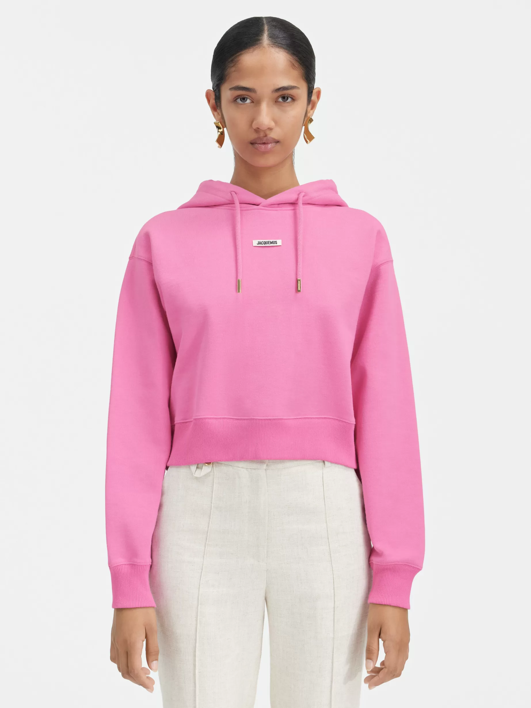 Store Jacquemus De Gros Grain hoodie Pink