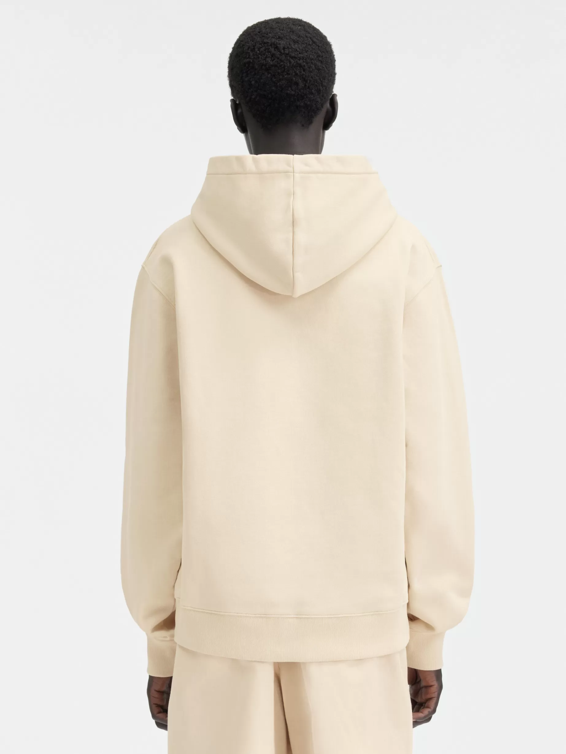 Best Sale Jacquemus De Gros Grain hoodie Beige