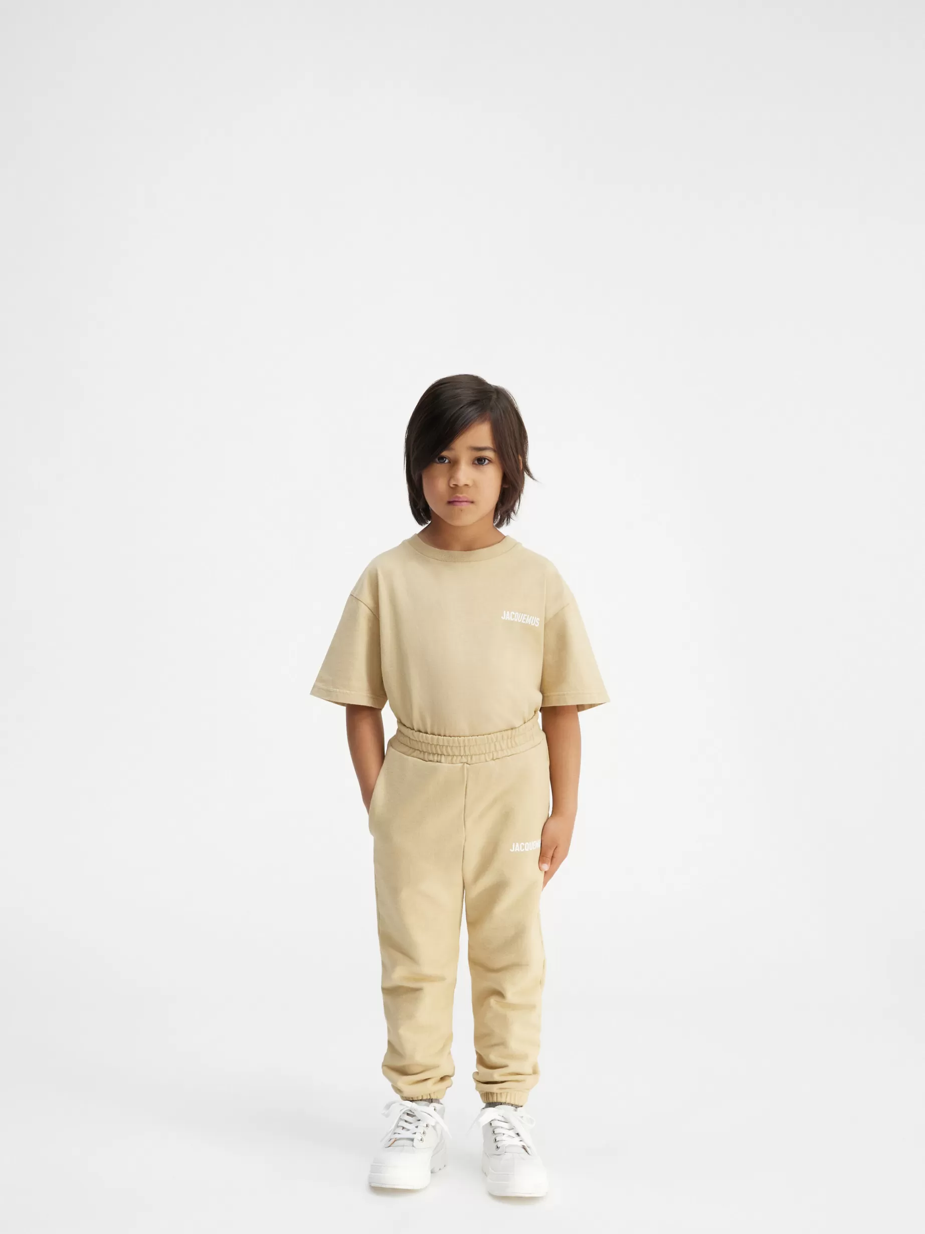 Fashion Jacquemus De trainingsbroek voor kinderen DarkBeige