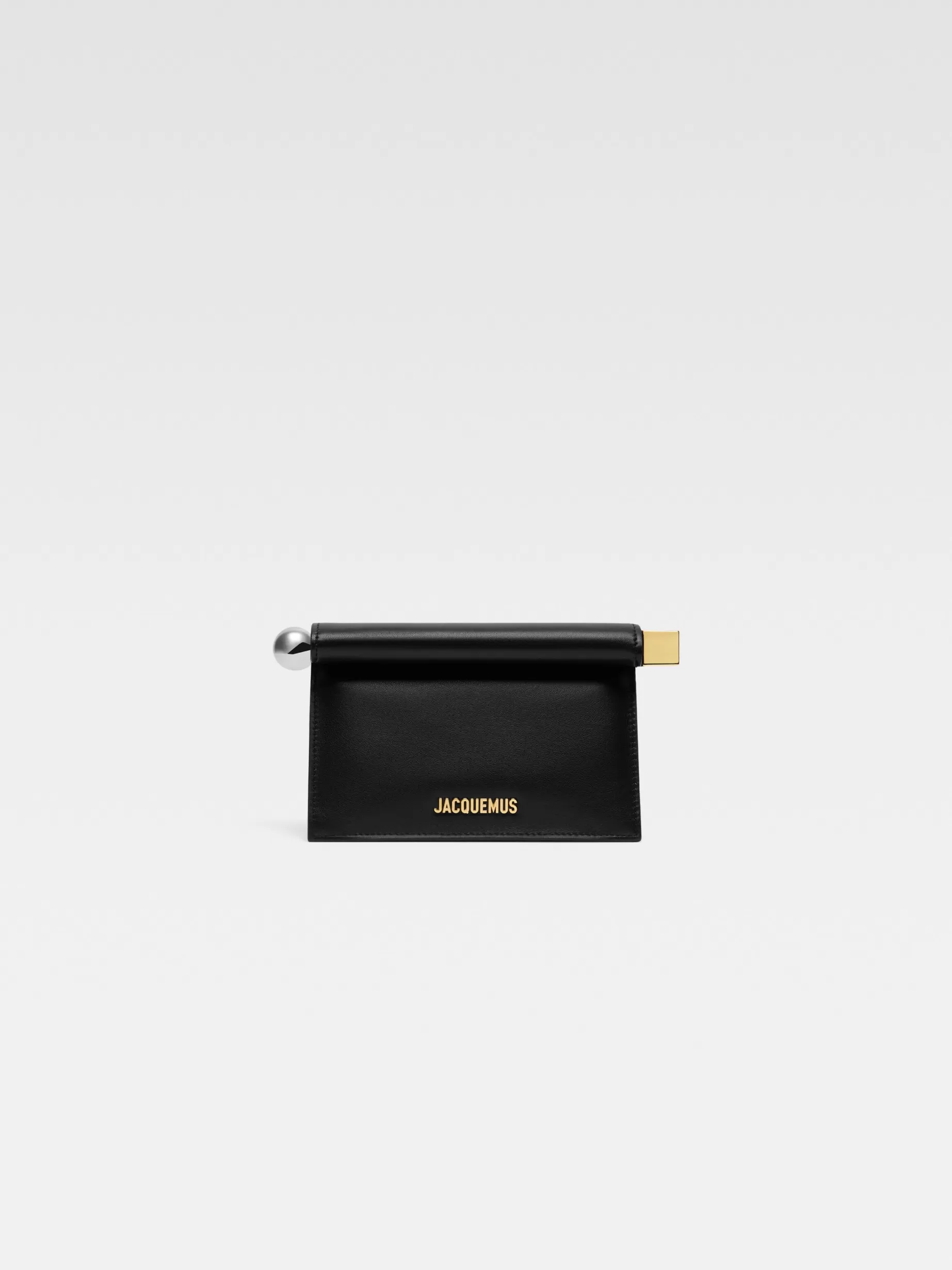 New Jacquemus De kleine Rond Carré clutch Black