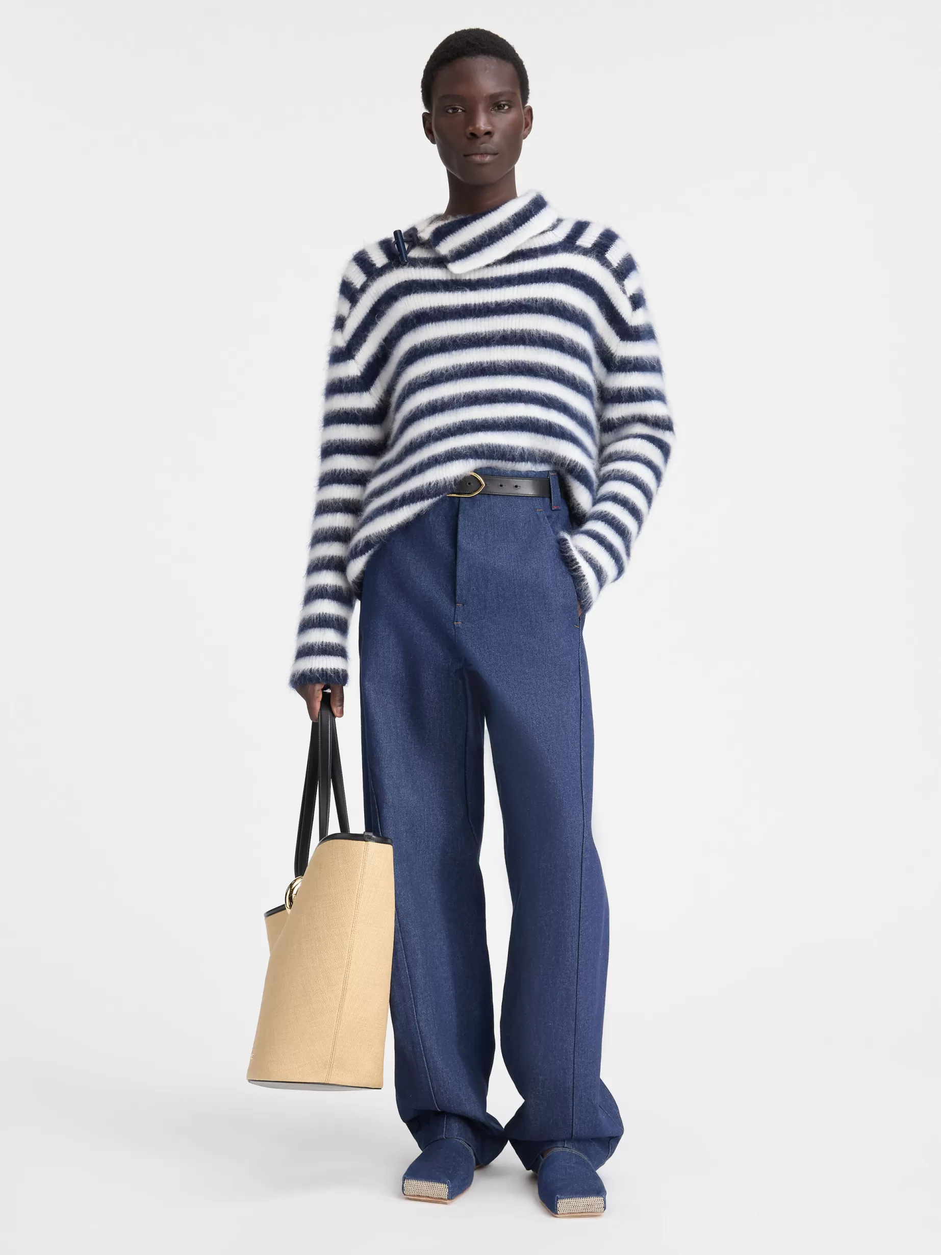 Best Sale Jacquemus De Marina trui Multi-Navy