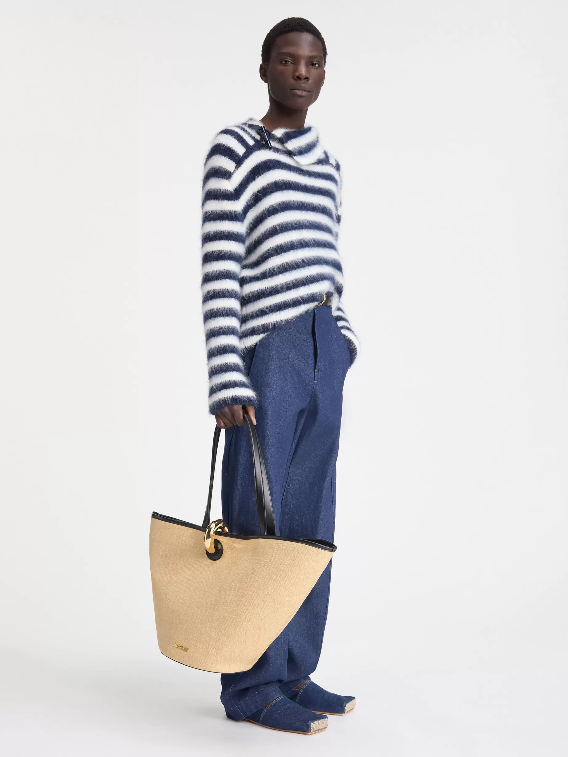 Best Sale Jacquemus De Marina trui Multi-Navy