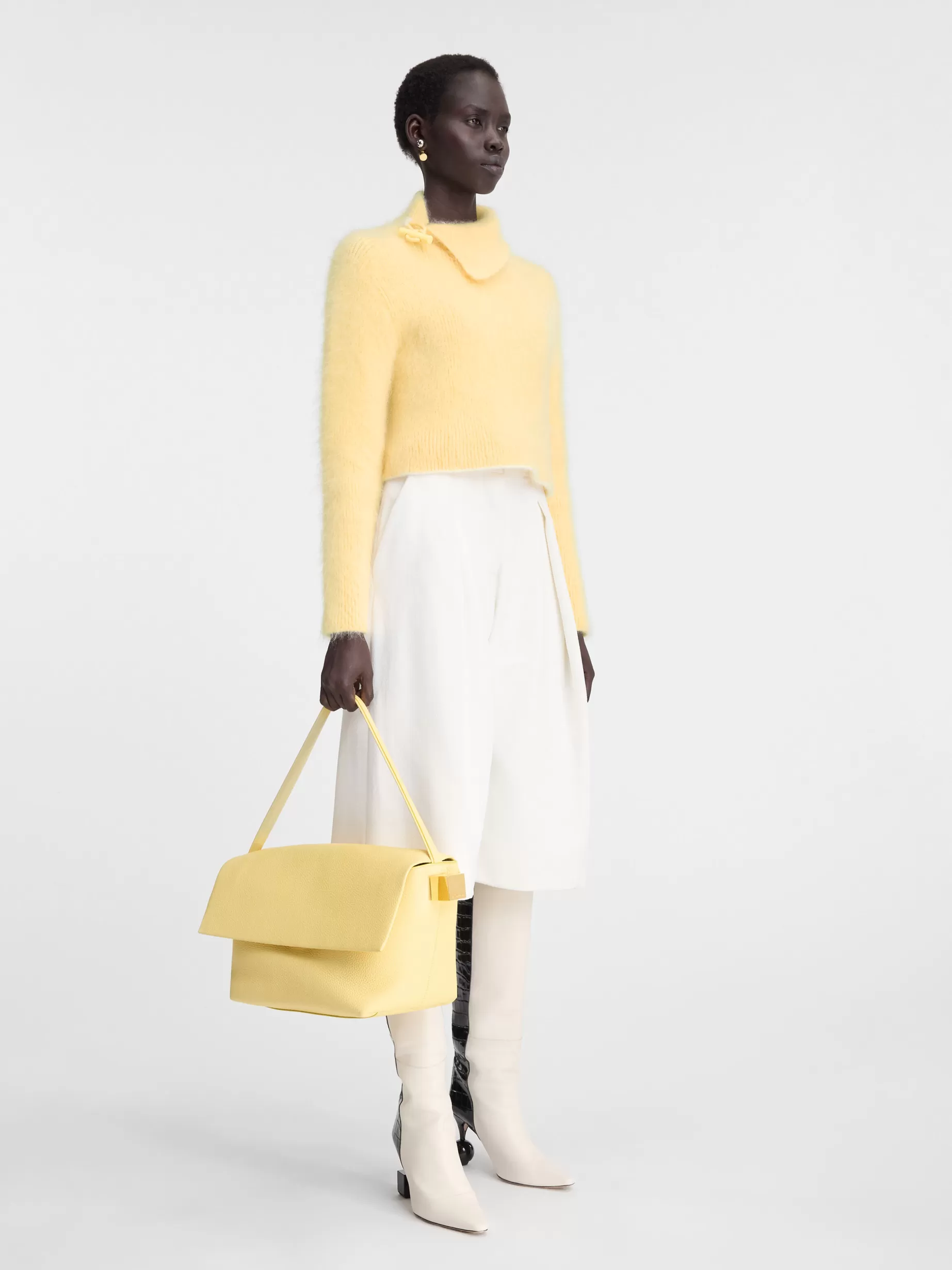 Online Jacquemus De Marina trui LightYellow