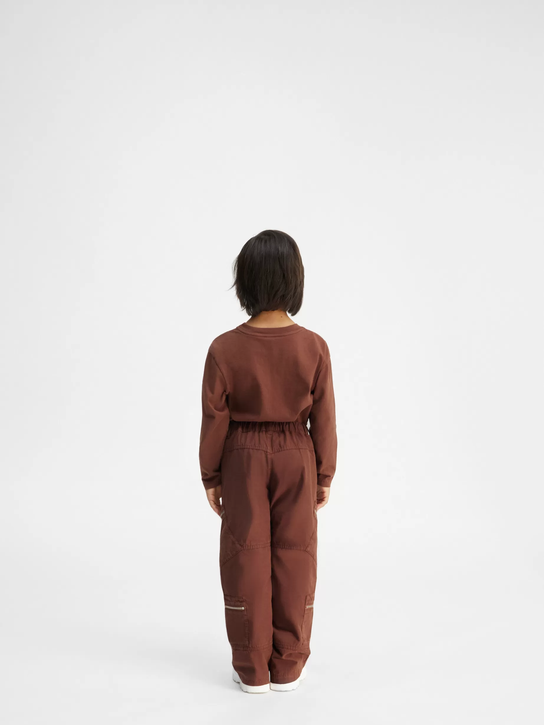 Online Jacquemus De Marrone cargobroek voor kinderen DarkBrown