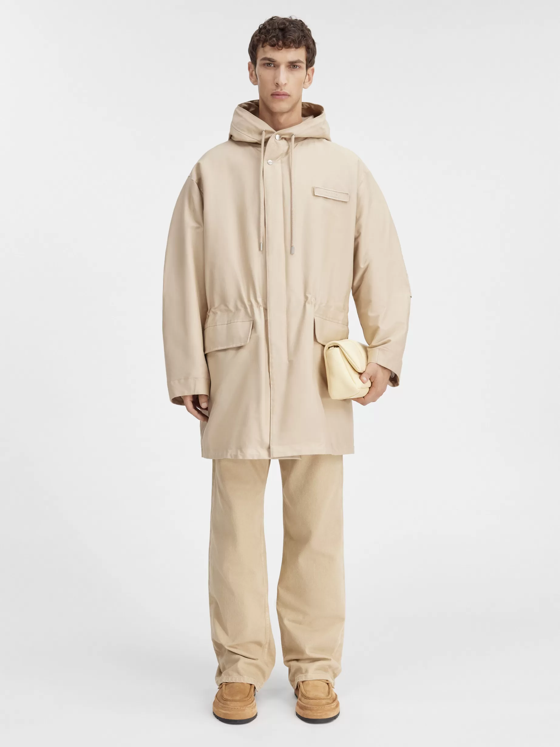 Best Sale Jacquemus De Marrone parka Beige