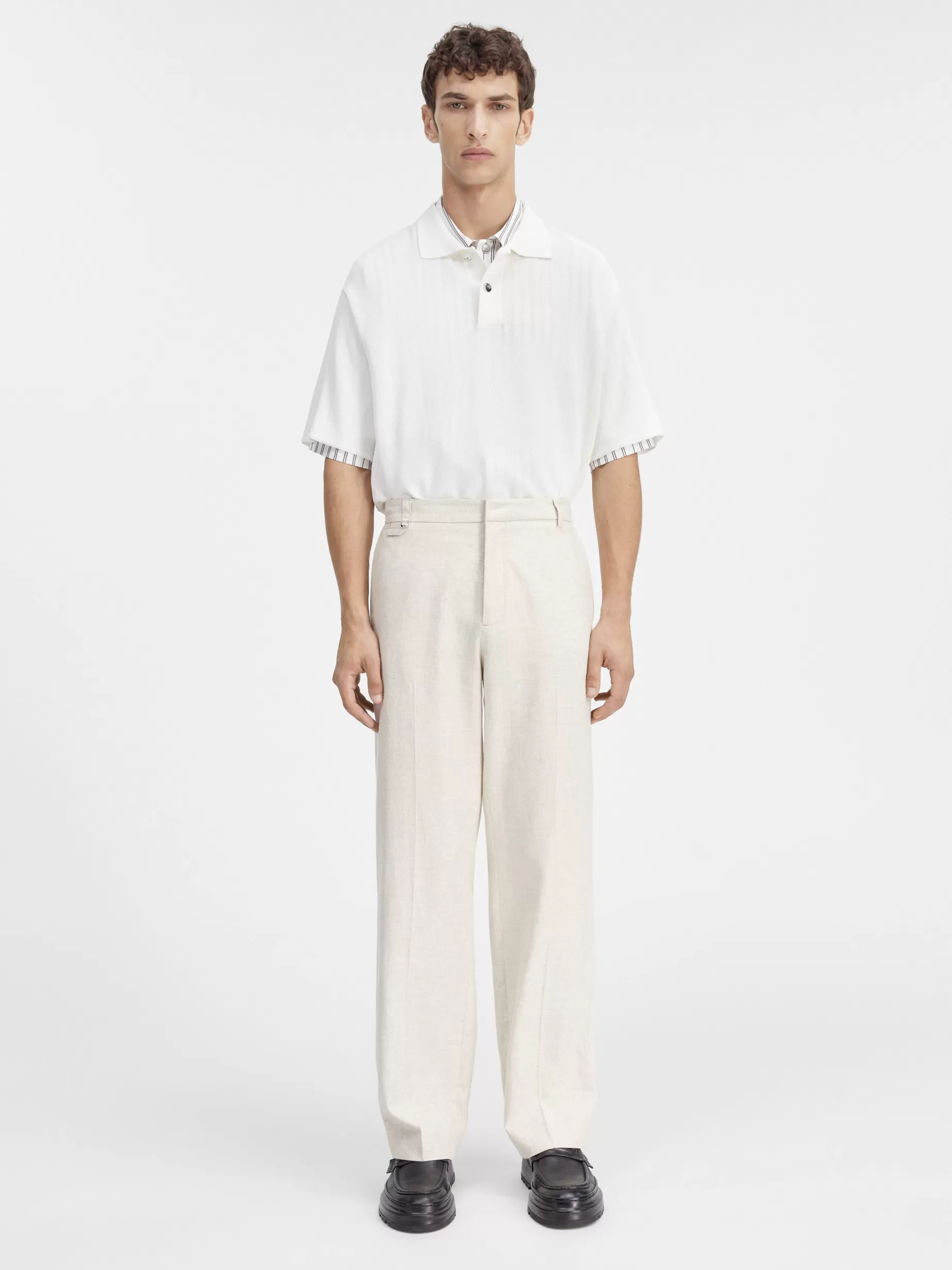 Shop Jacquemus De Melo broek LightBeige