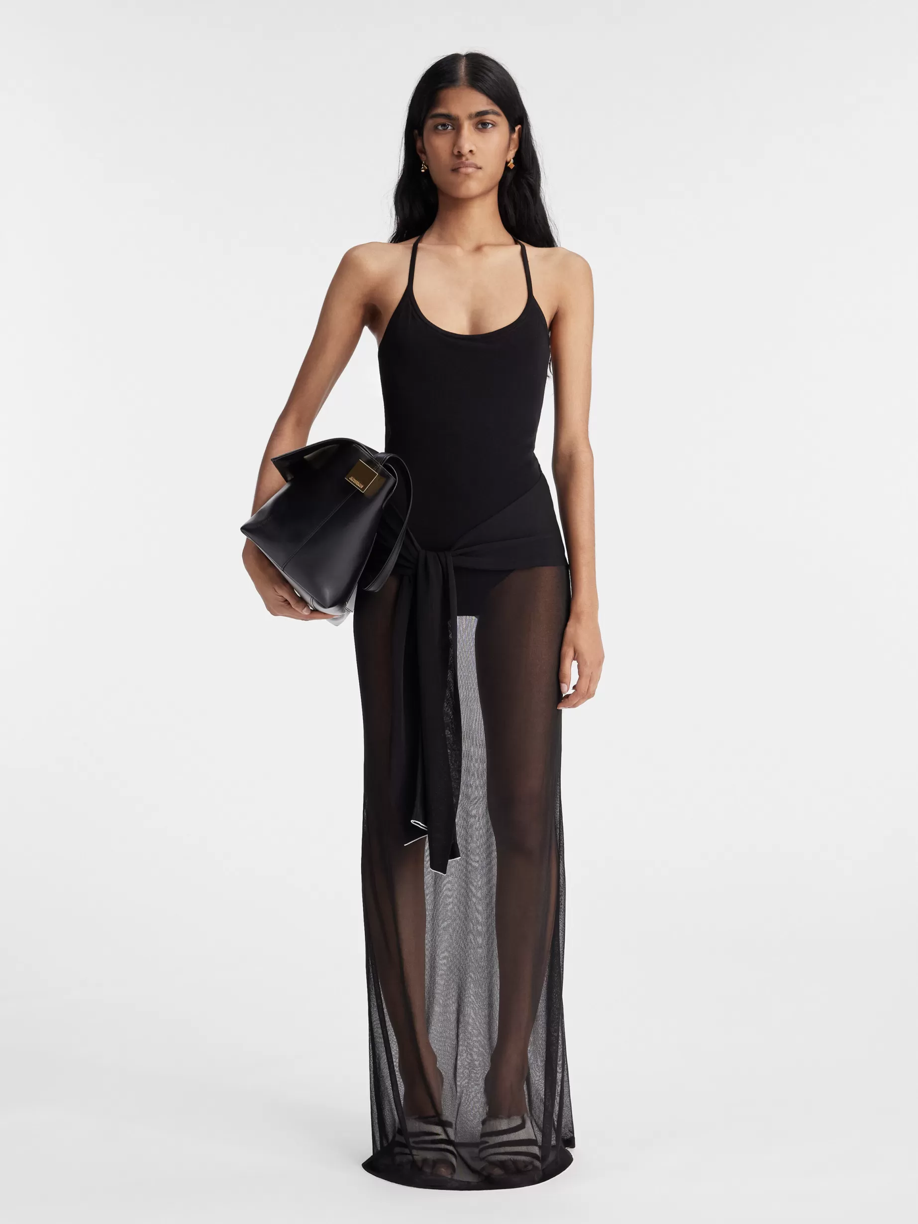 Best Jacquemus De Nodo gebreide jurk Black