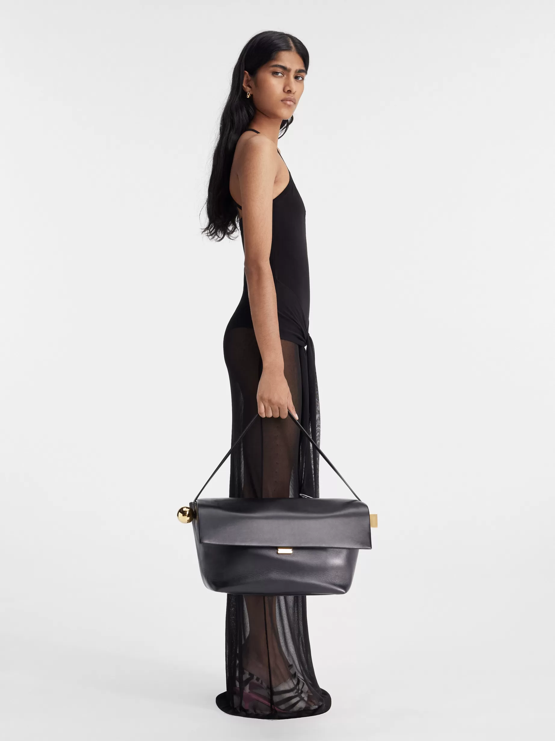 Best Jacquemus De Nodo gebreide jurk Black