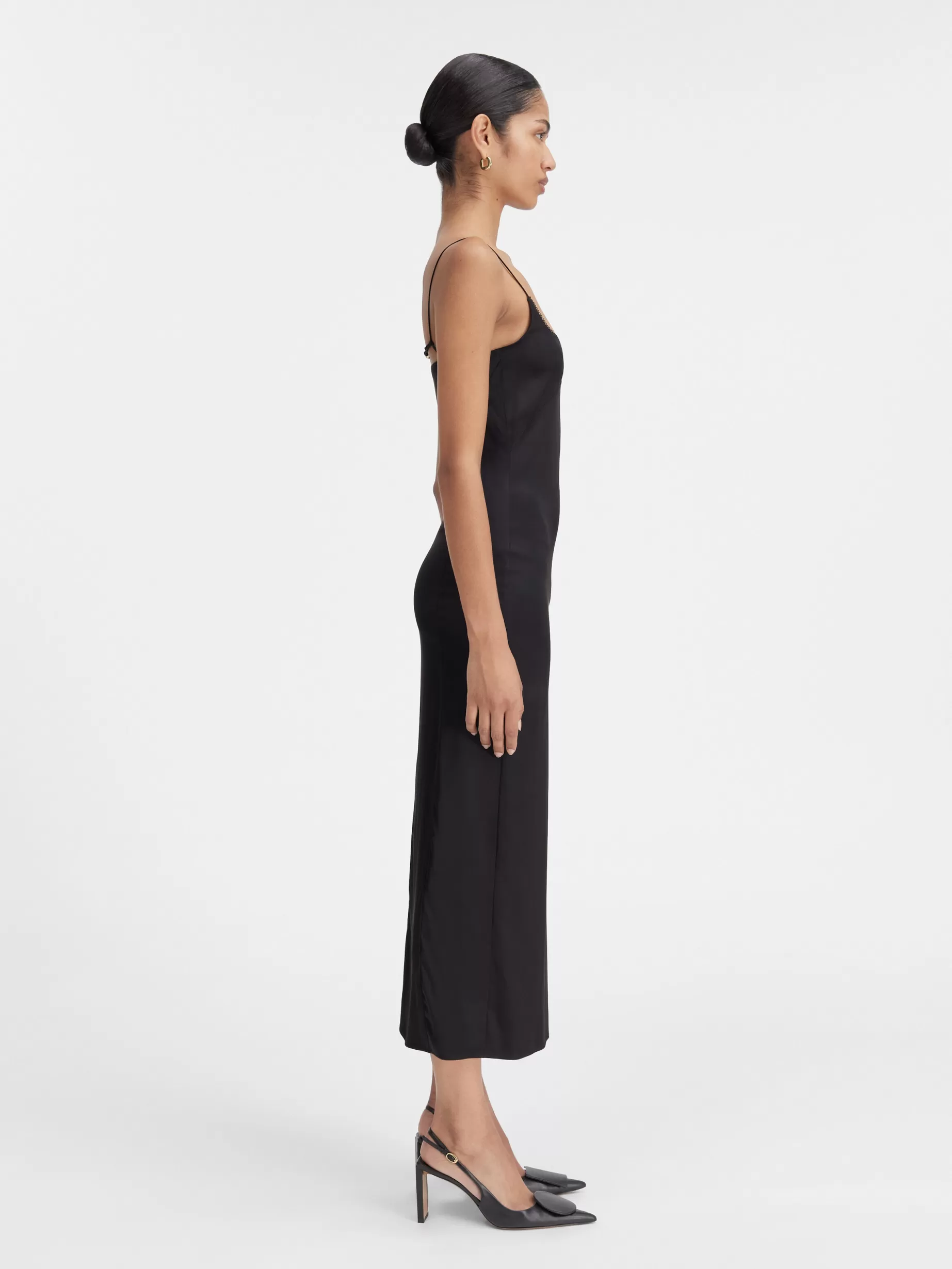 Best Jacquemus De Notte jurk Black