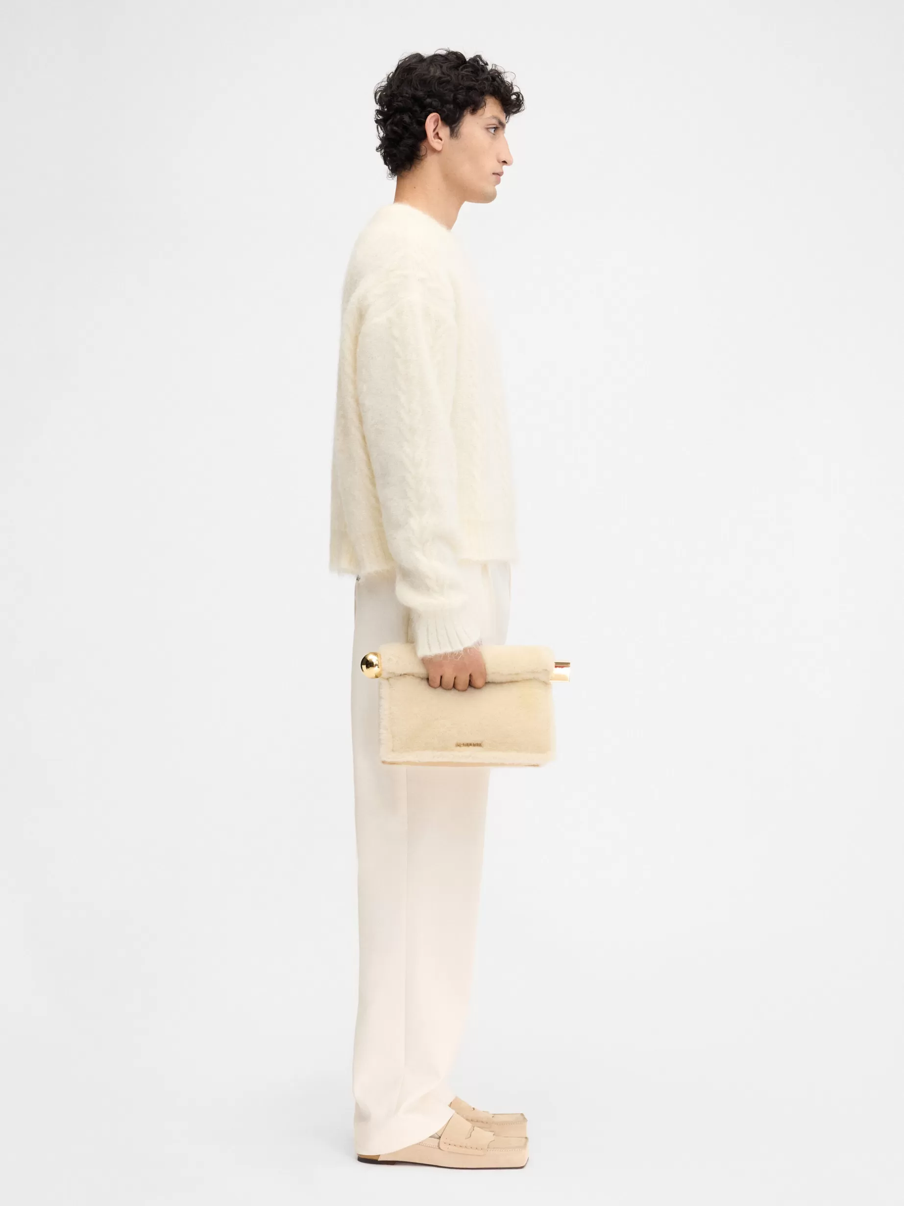 Best Sale Jacquemus De Nuvola-trui Off-White