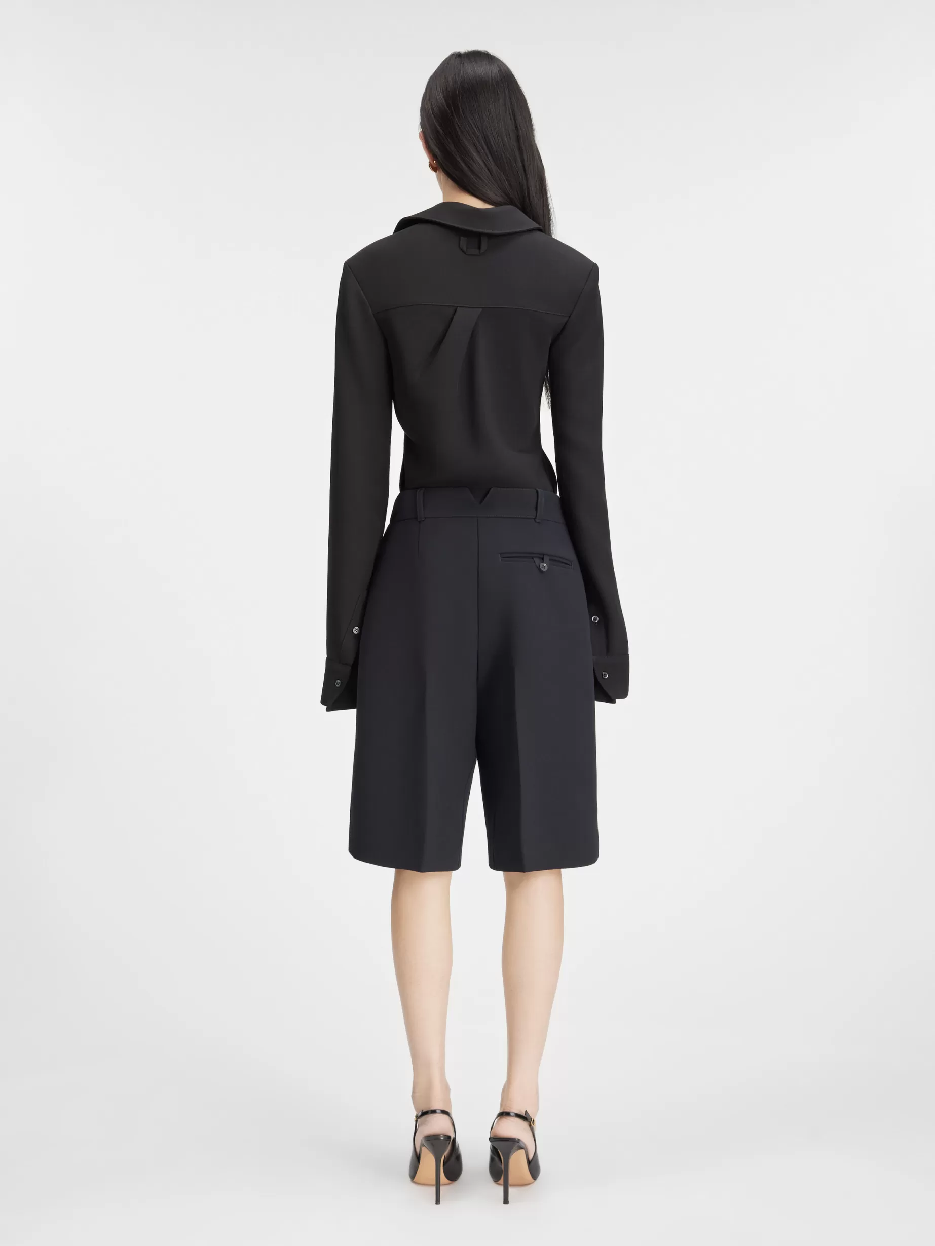 Best Jacquemus De Ovalo bermuda Black