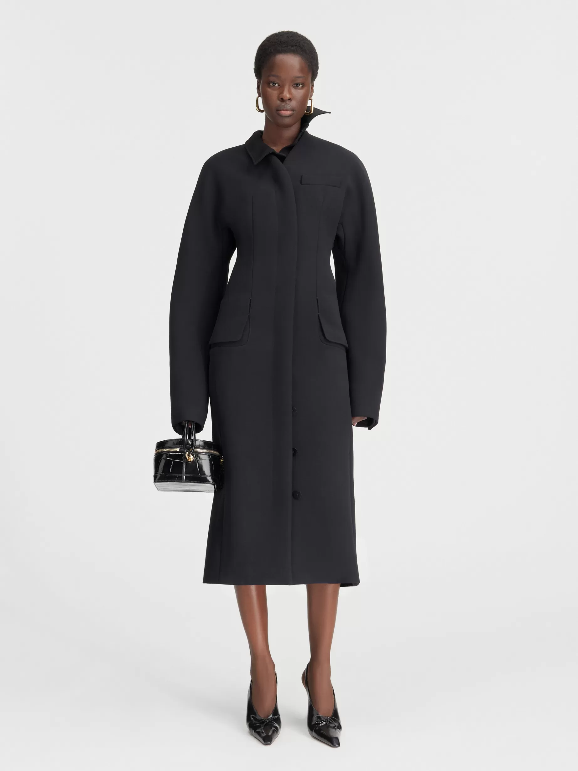 Hot Jacquemus De Ovalo jas Black