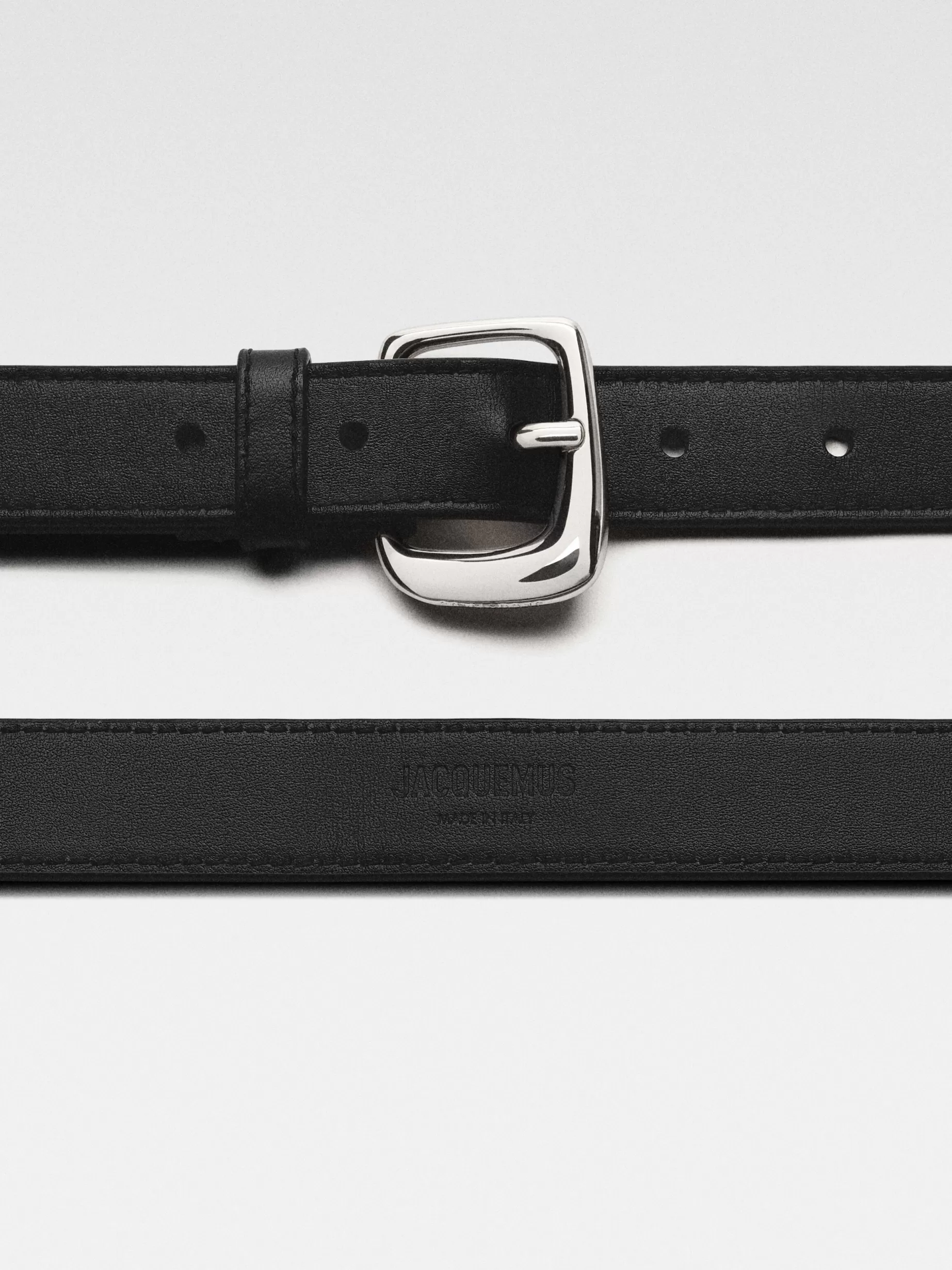 Shop Jacquemus De Ovalo riem Black