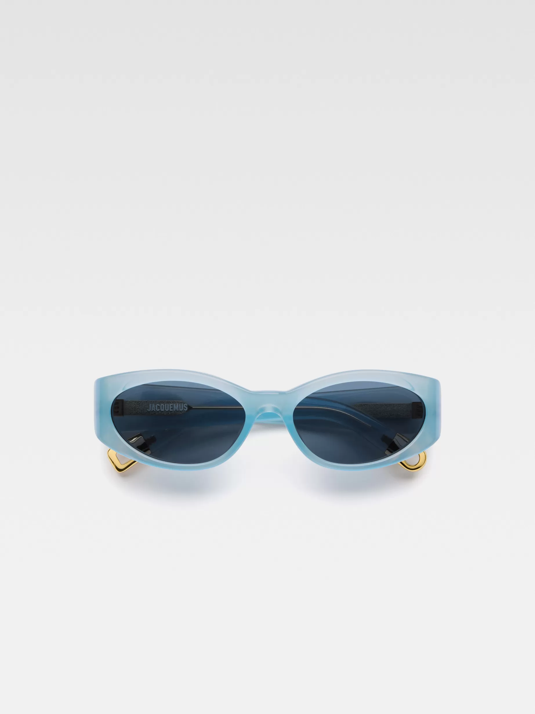 Clearance Jacquemus De Ovalo zonnebril LightBlue