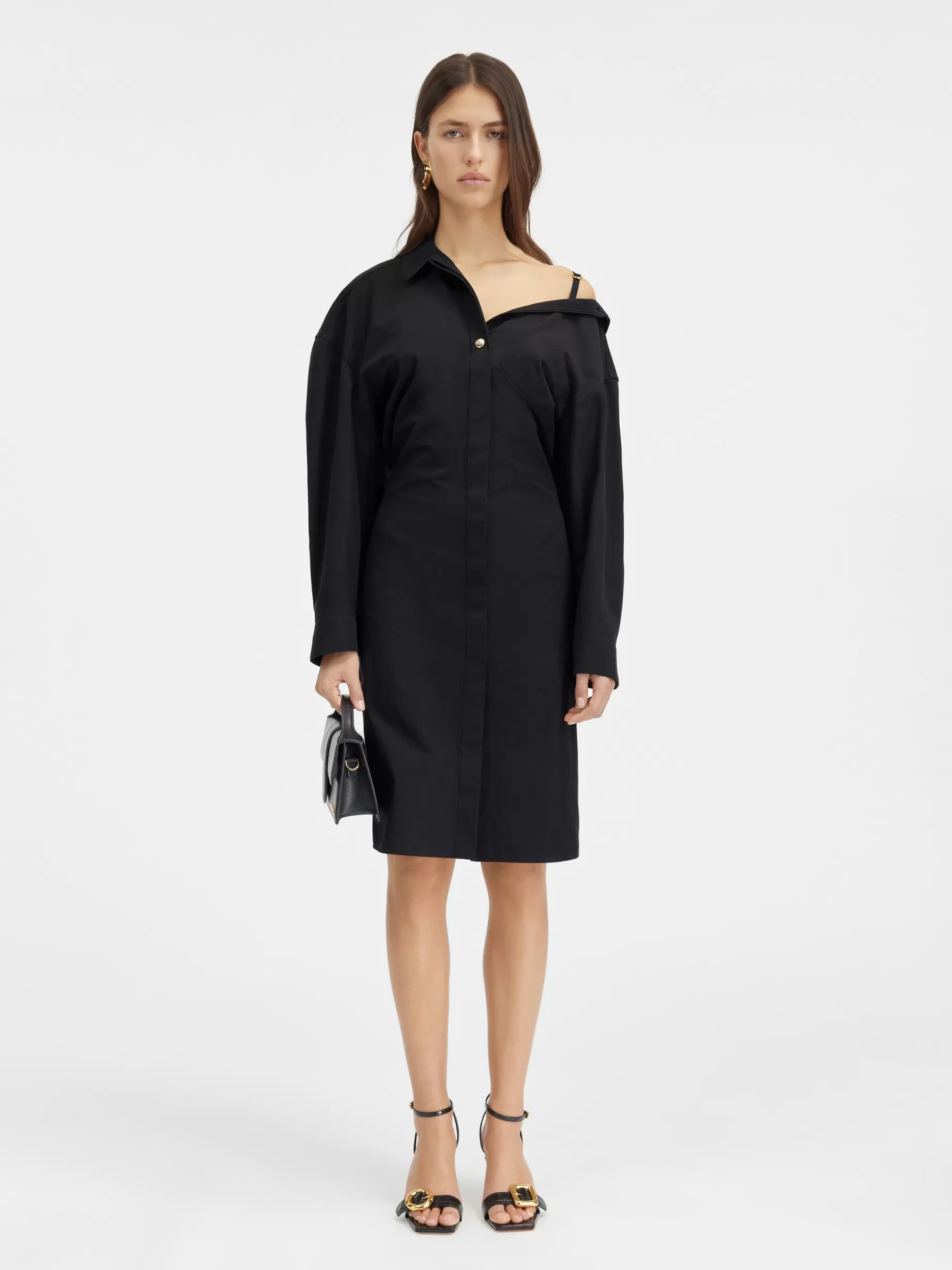 Clearance Jacquemus De overhemdjurk Black