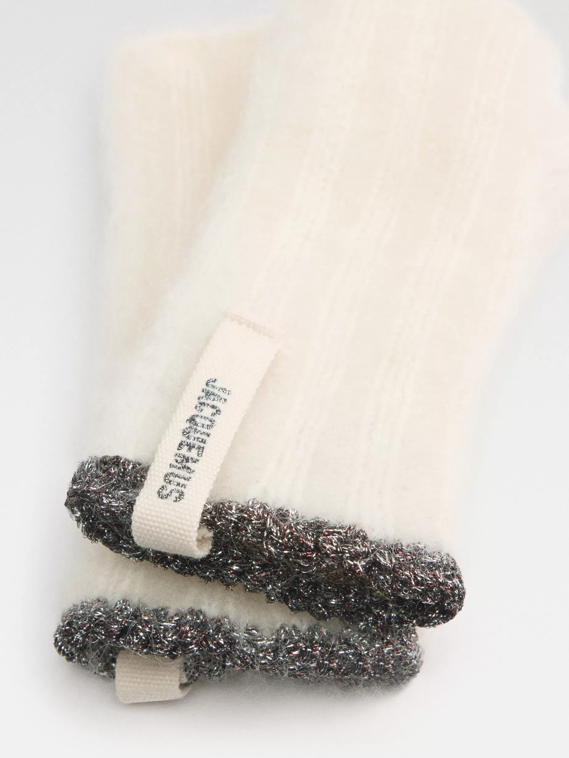Shop Jacquemus De Paoli-wanten Off-White