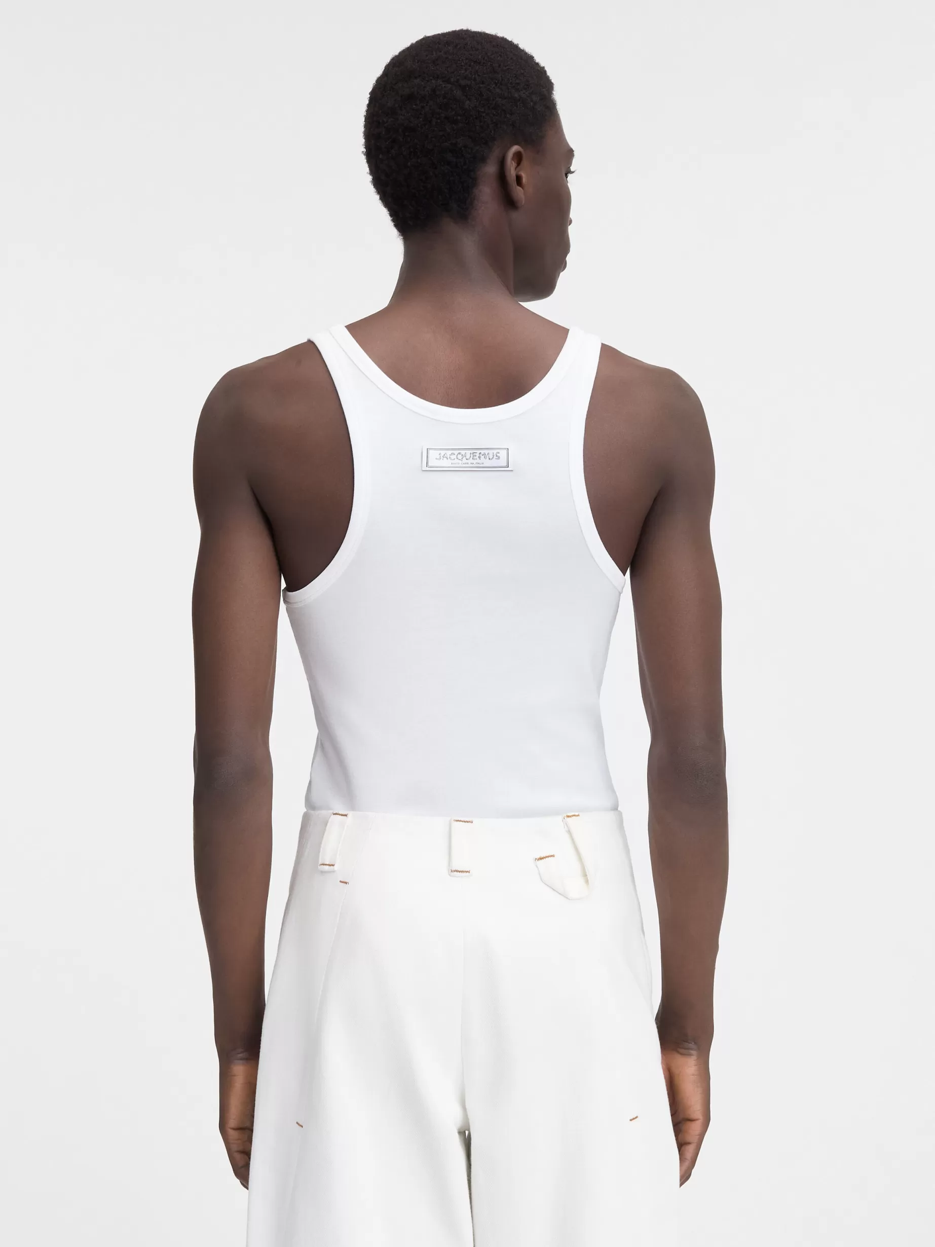 Cheap Jacquemus De Pesco tanktop White