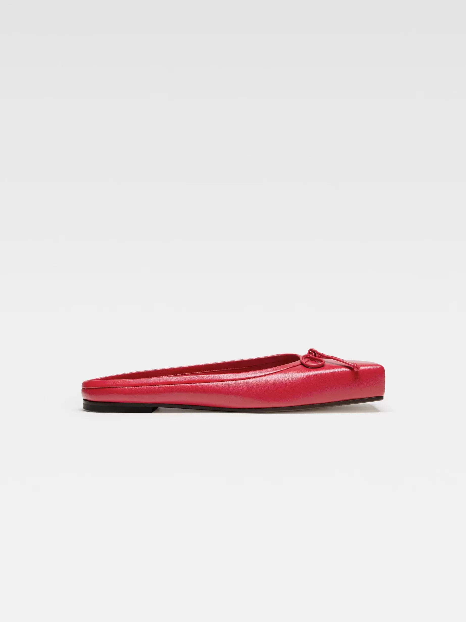 Discount Jacquemus De platte balletschoentjes Red